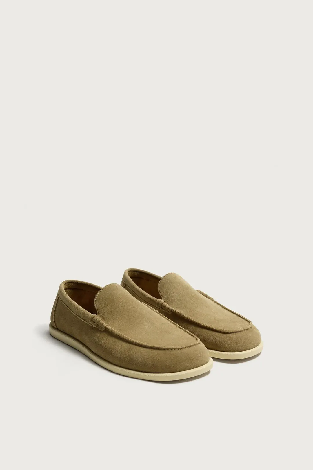 Кожаные лоферы barefoot, Zara