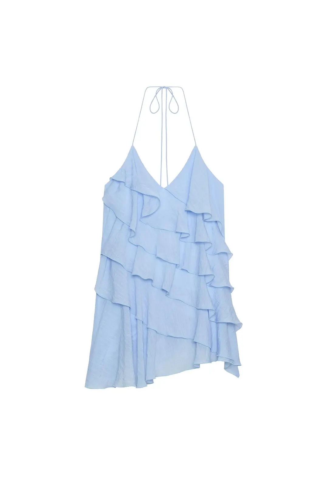 Мини-платье с оборками, Zara