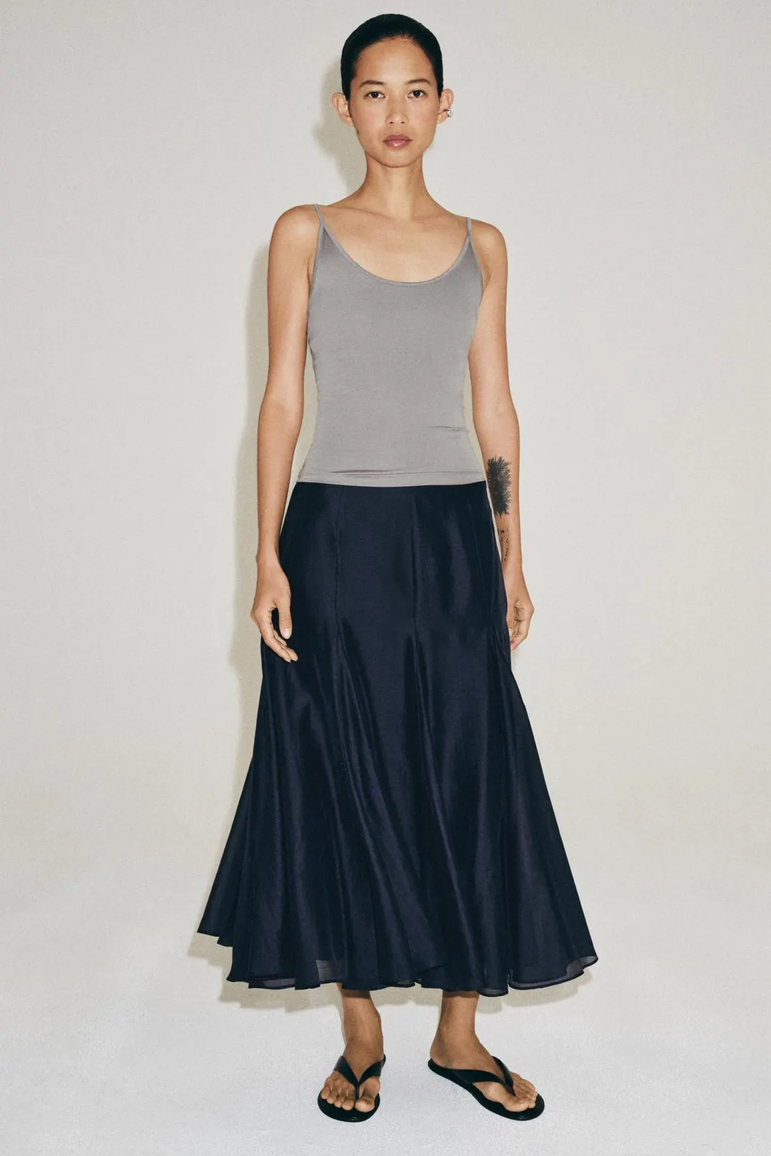 Струящаяся юбка ZW Collection, Zara