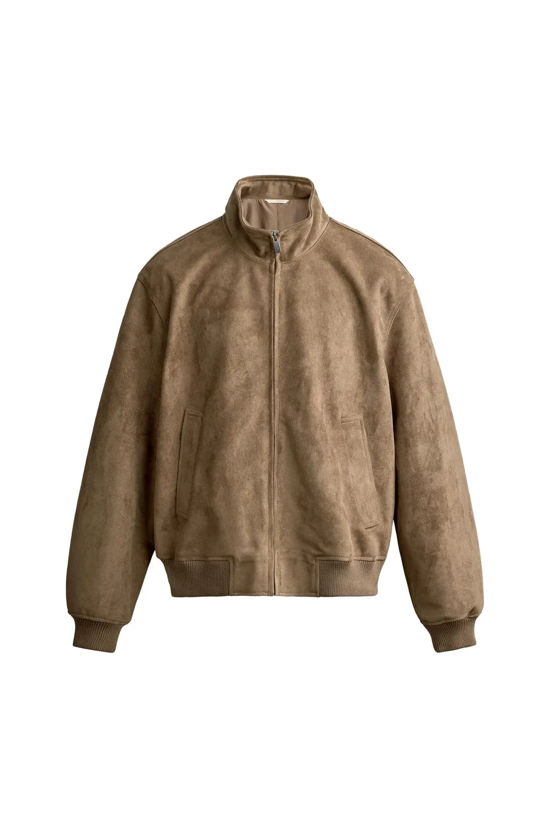 Куртка прямого кроя из искусственной замши, Zara