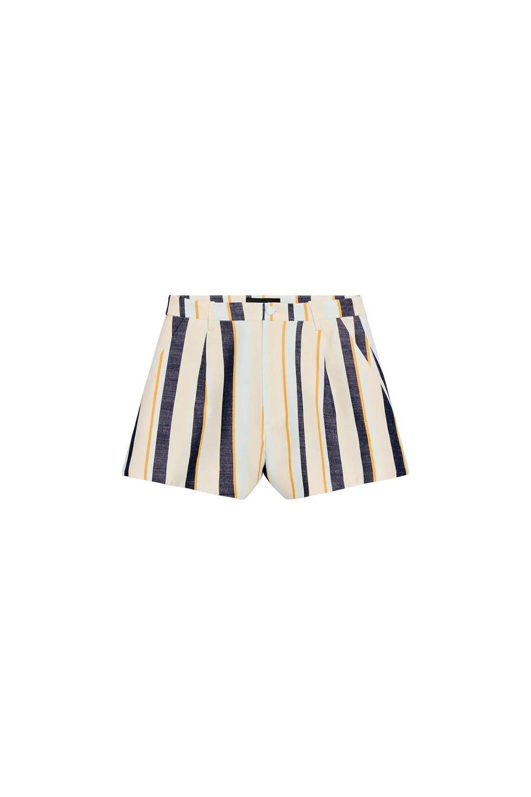 Шорты ZW Collection в полоску со складками, Zara