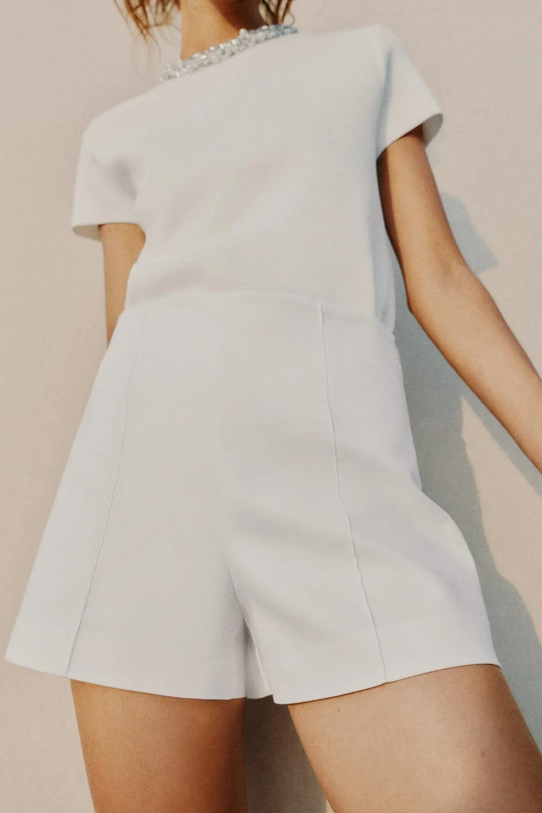 Шорты с высокой посадкой, Zara