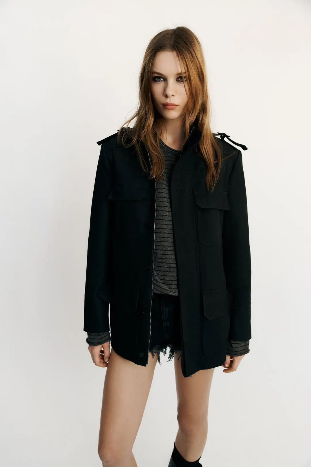 Куртка из 100% хлопка с карманами, Zara