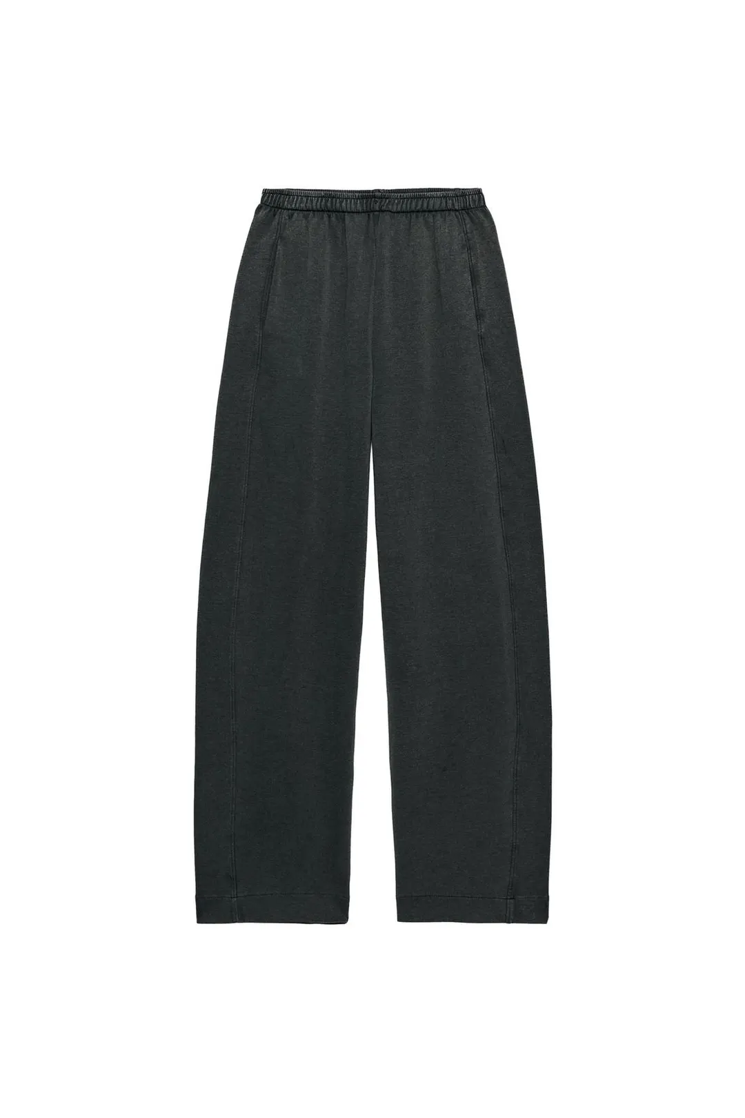 Брюки из интерлока с эффектом стирки, Zara