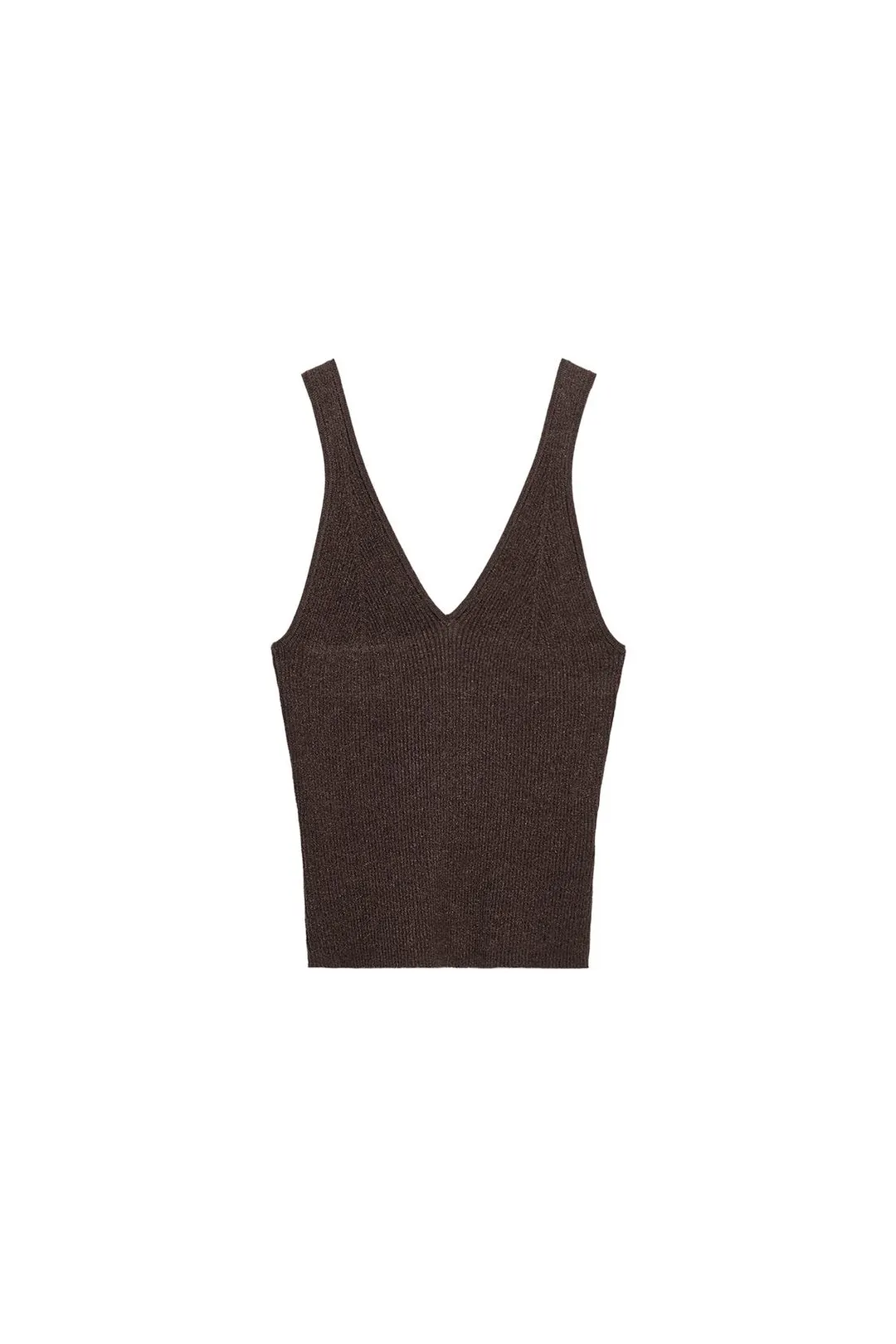 Вязаный топ на бретелях, Zara