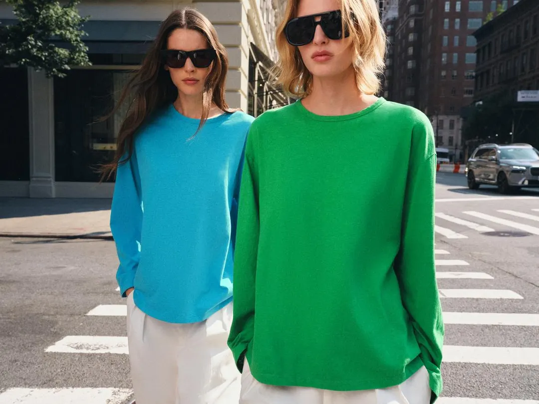Футболка из хлопка и льна, Zara