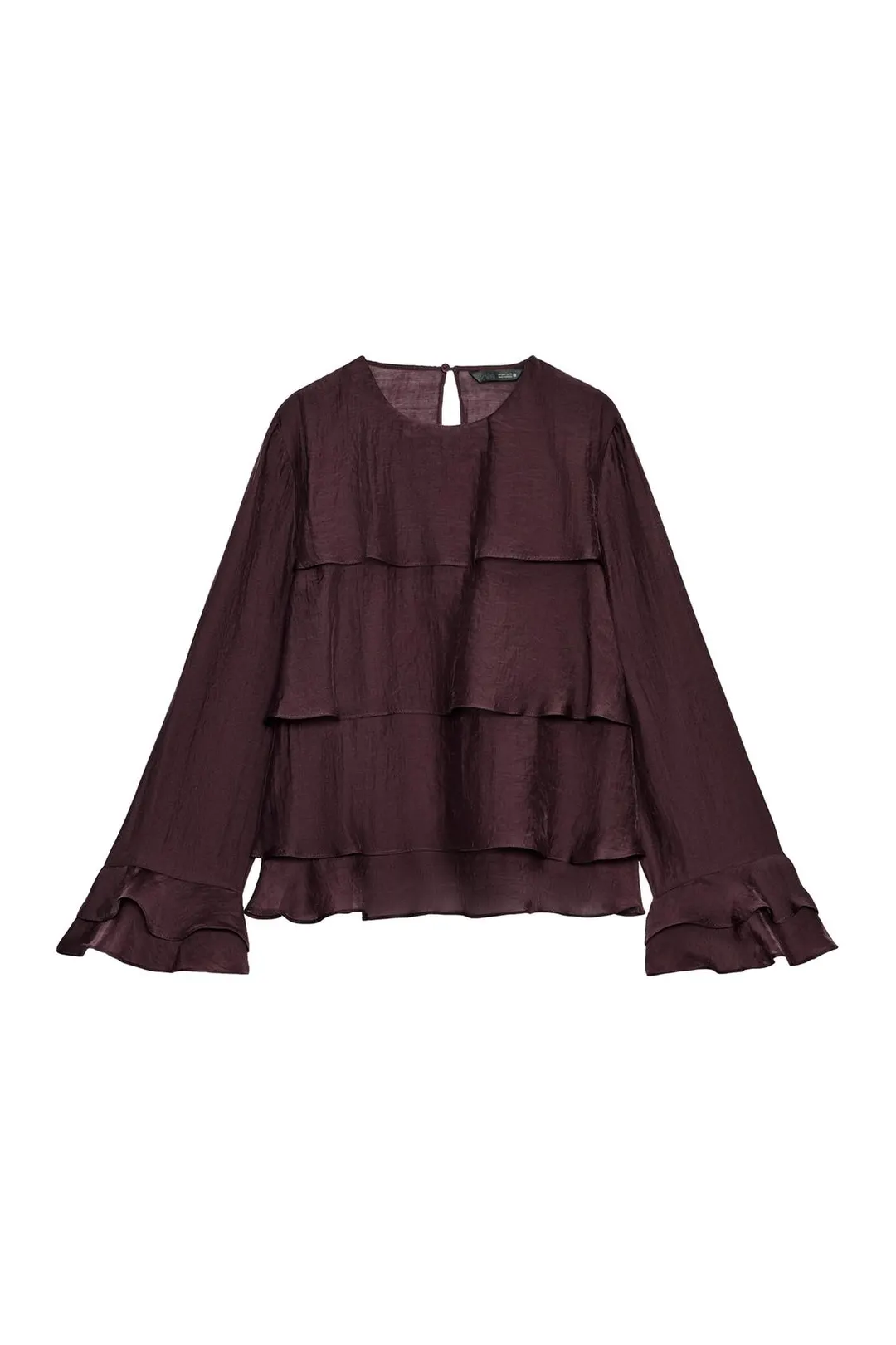Рубашка с оборками, Zara
