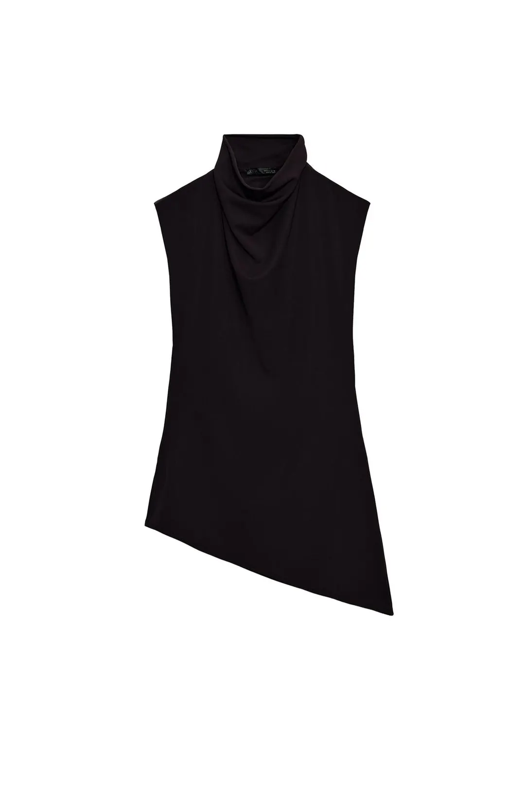 Топ струящийся асимметричный, Zara