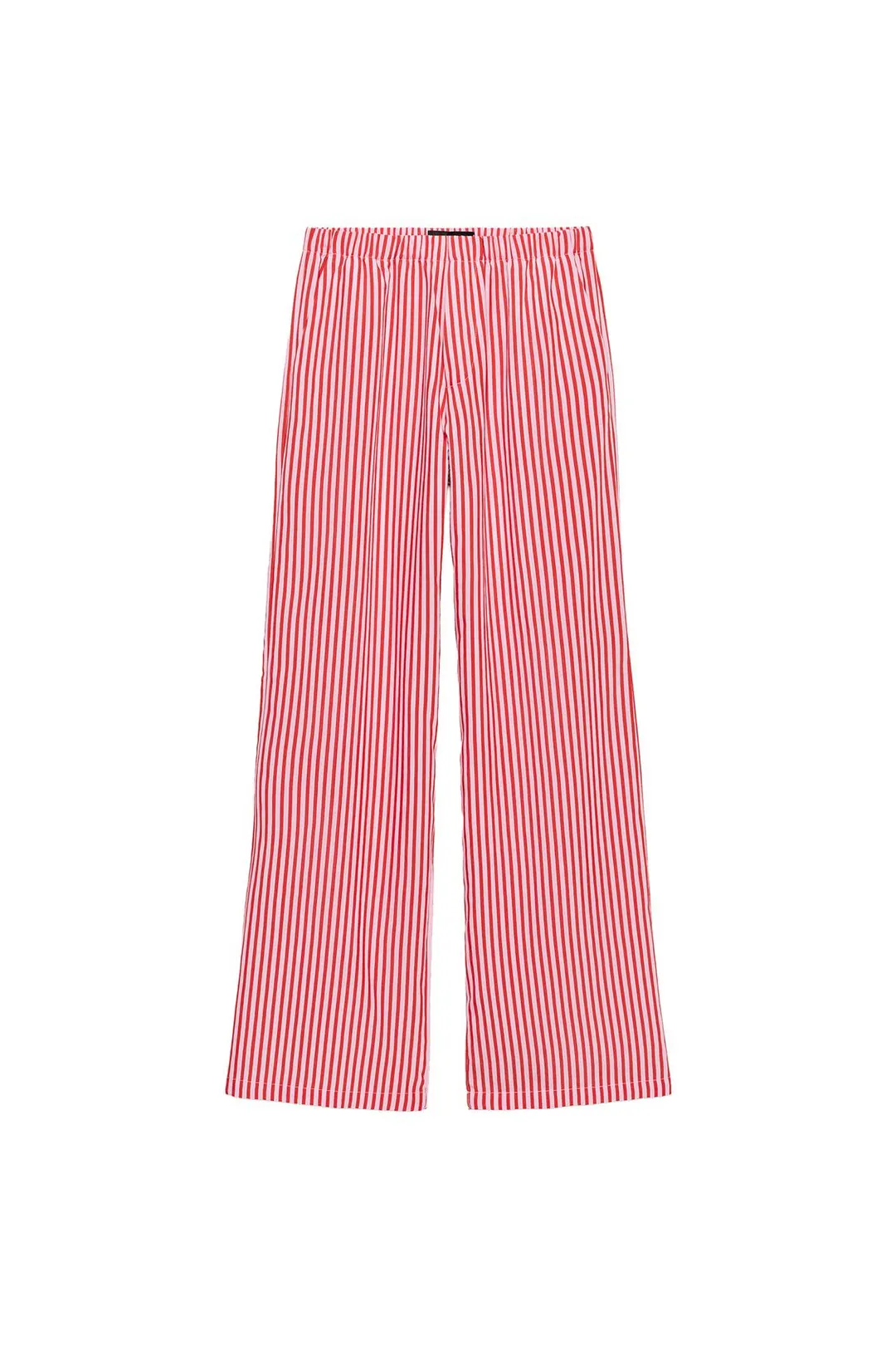 Брюки струящегося кроя в полоску, Zara