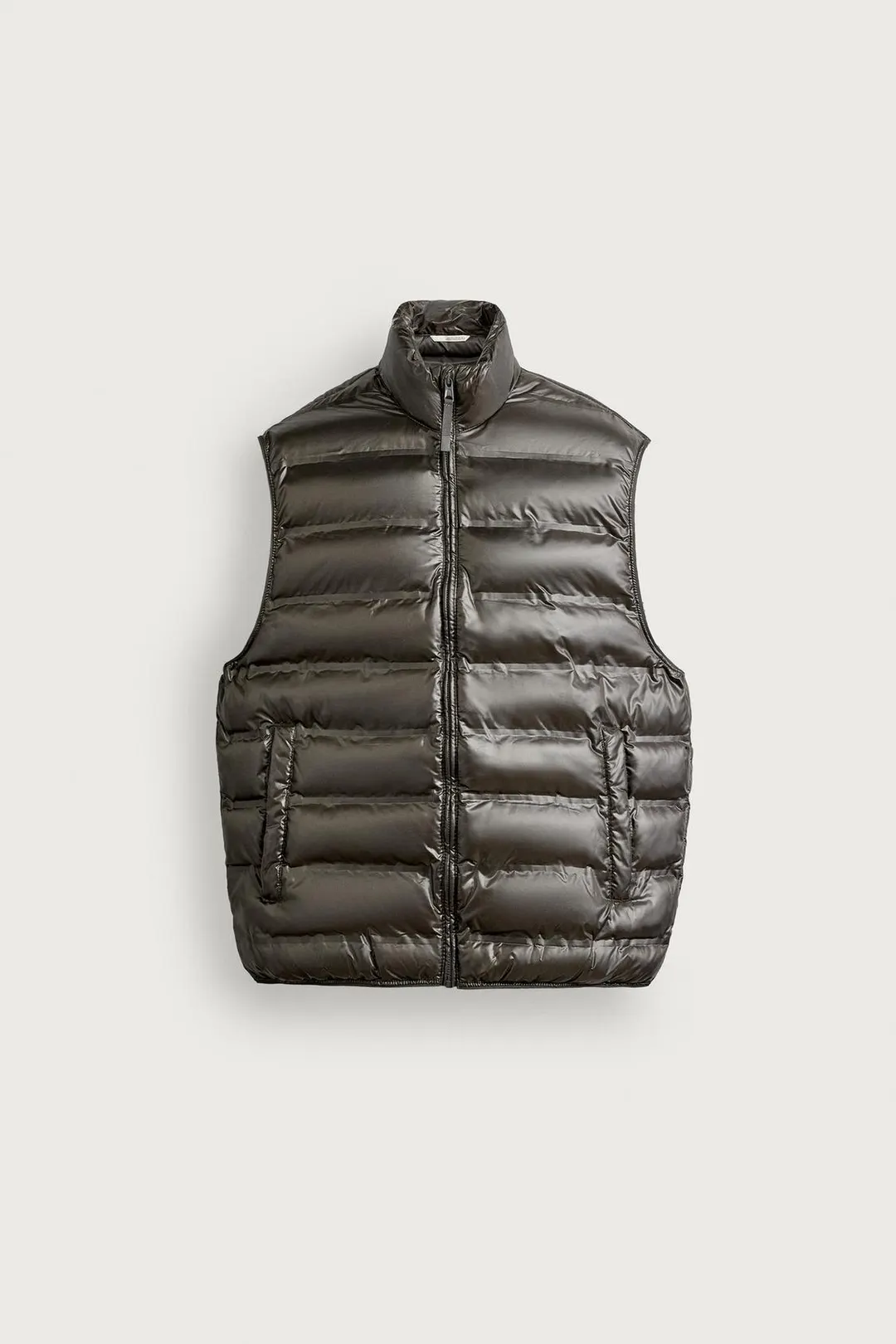 Легкий водоотталкивающий дутый жилет, Zara