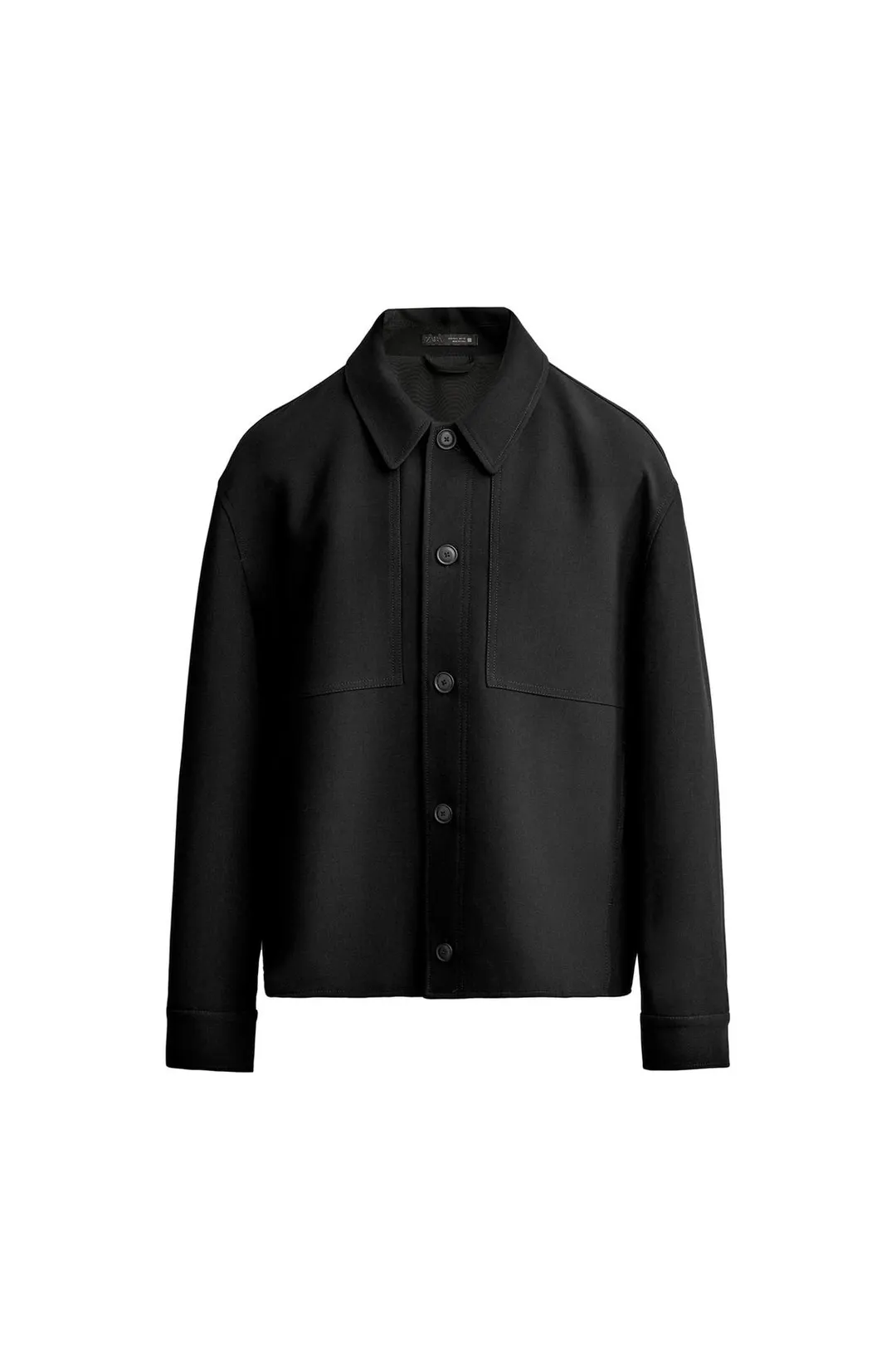Рубашка-куртка прямоугольного кроя, Zara