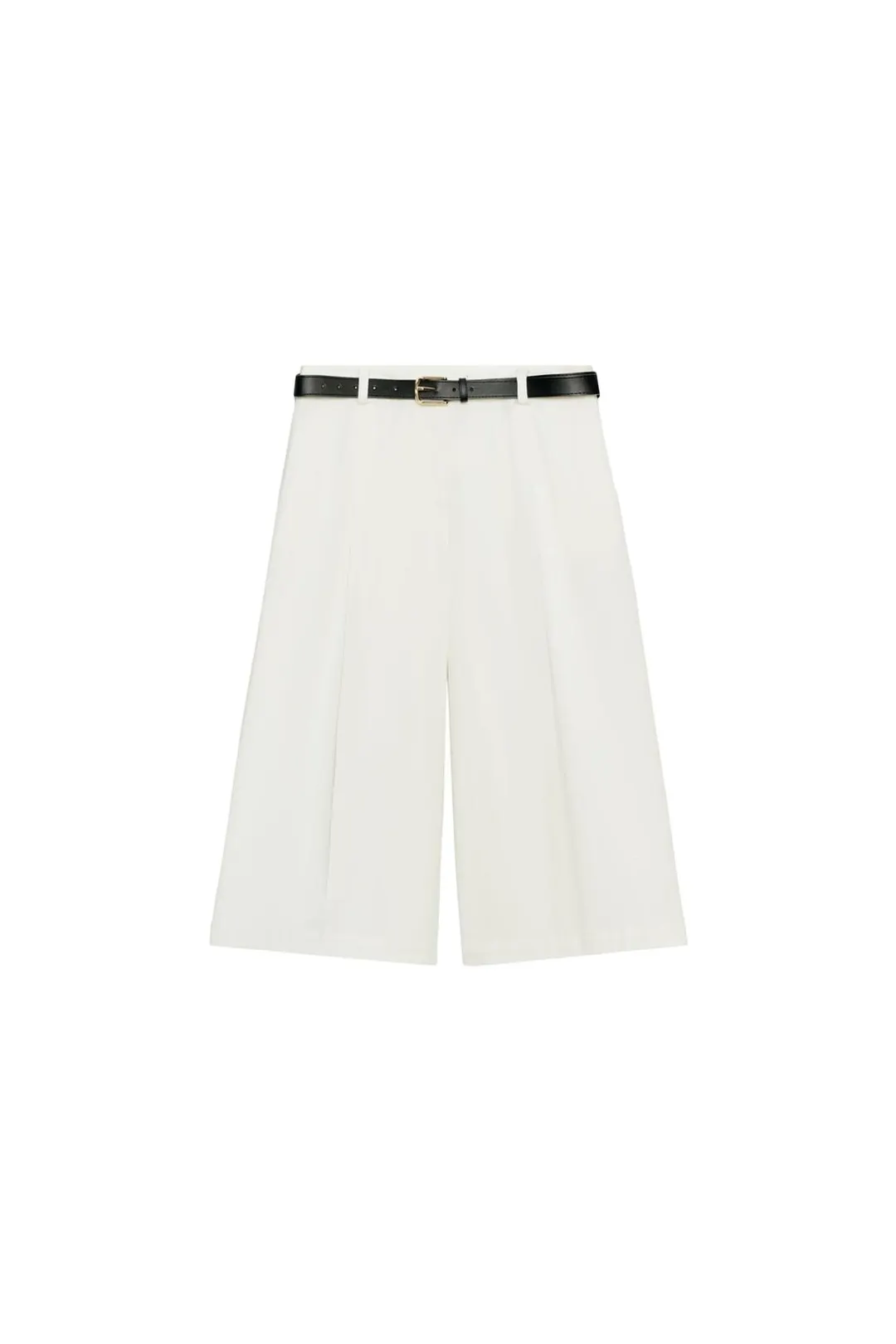 Удлиненные бермуды с поясом, Zara