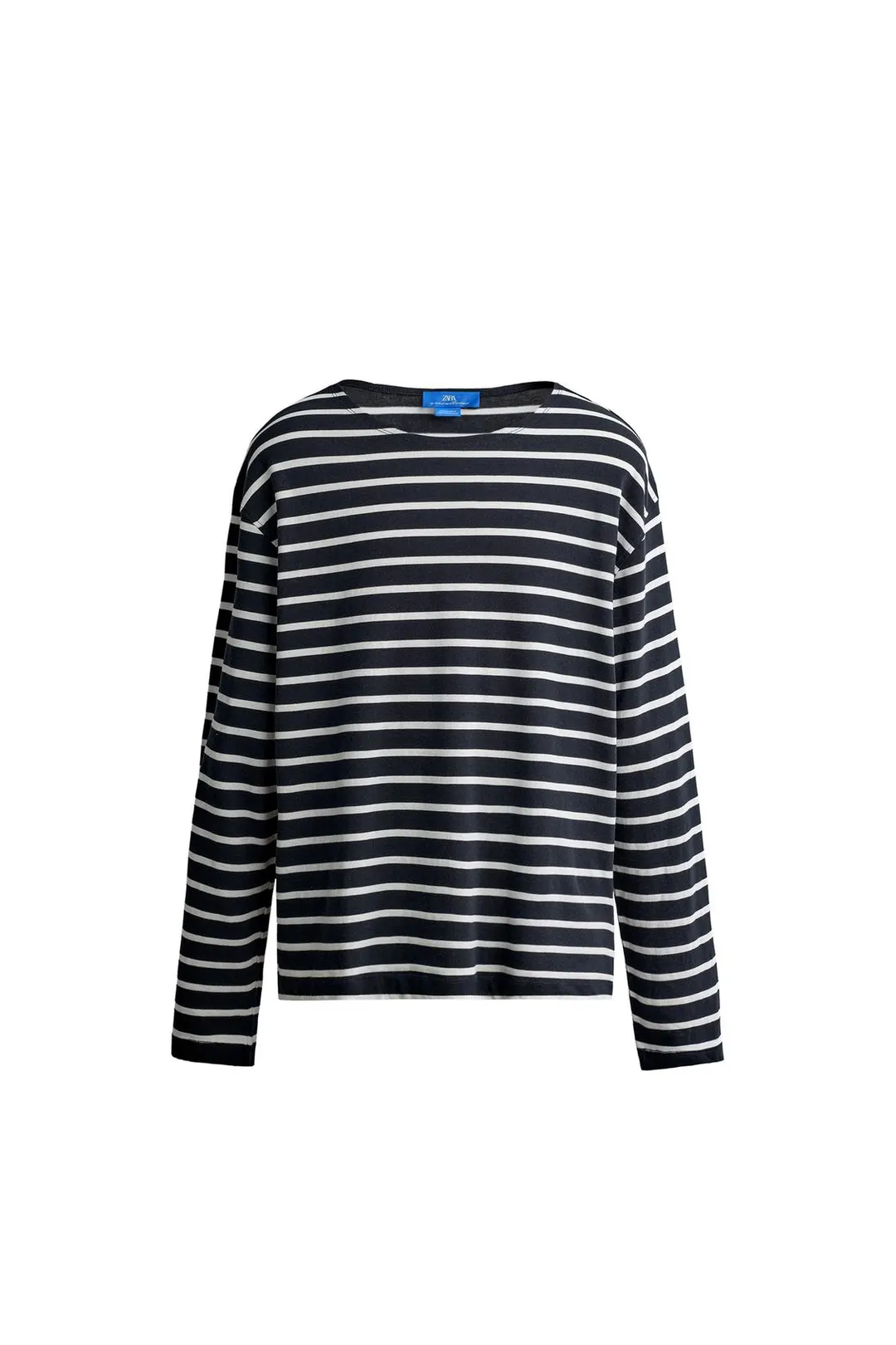Футболка из жаккарда в полоску AARON LEVINE X ZARA, Zara