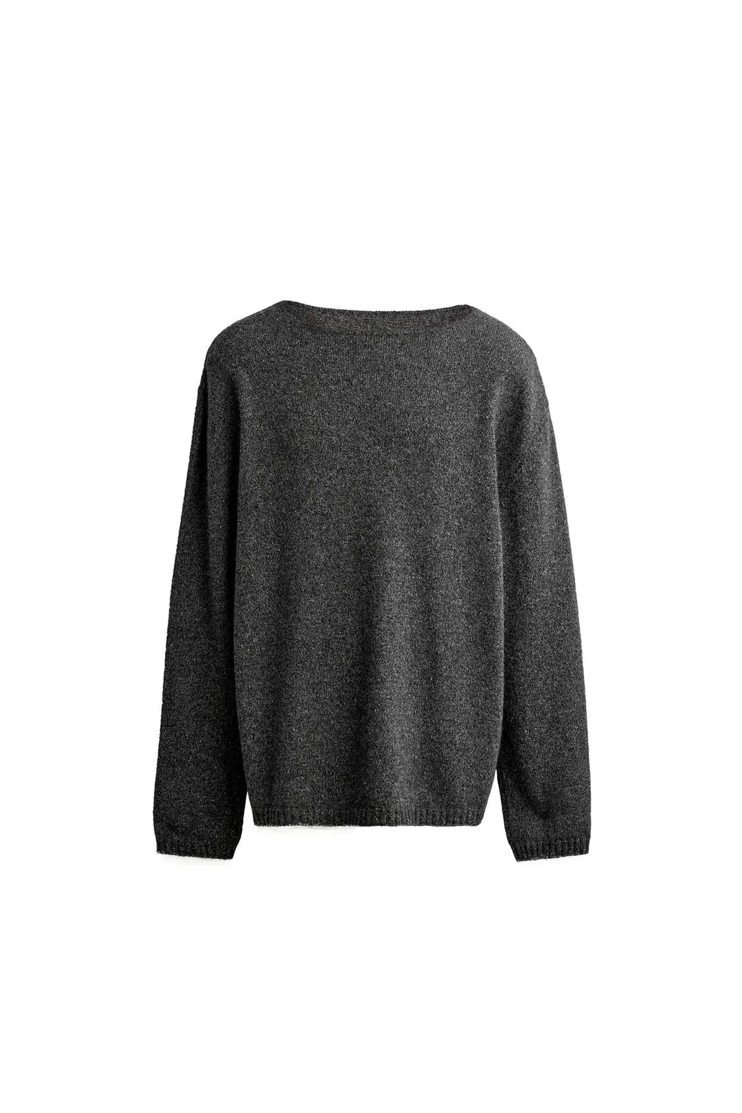 Джемпер меланжевый с вырезом лодочкой, Zara