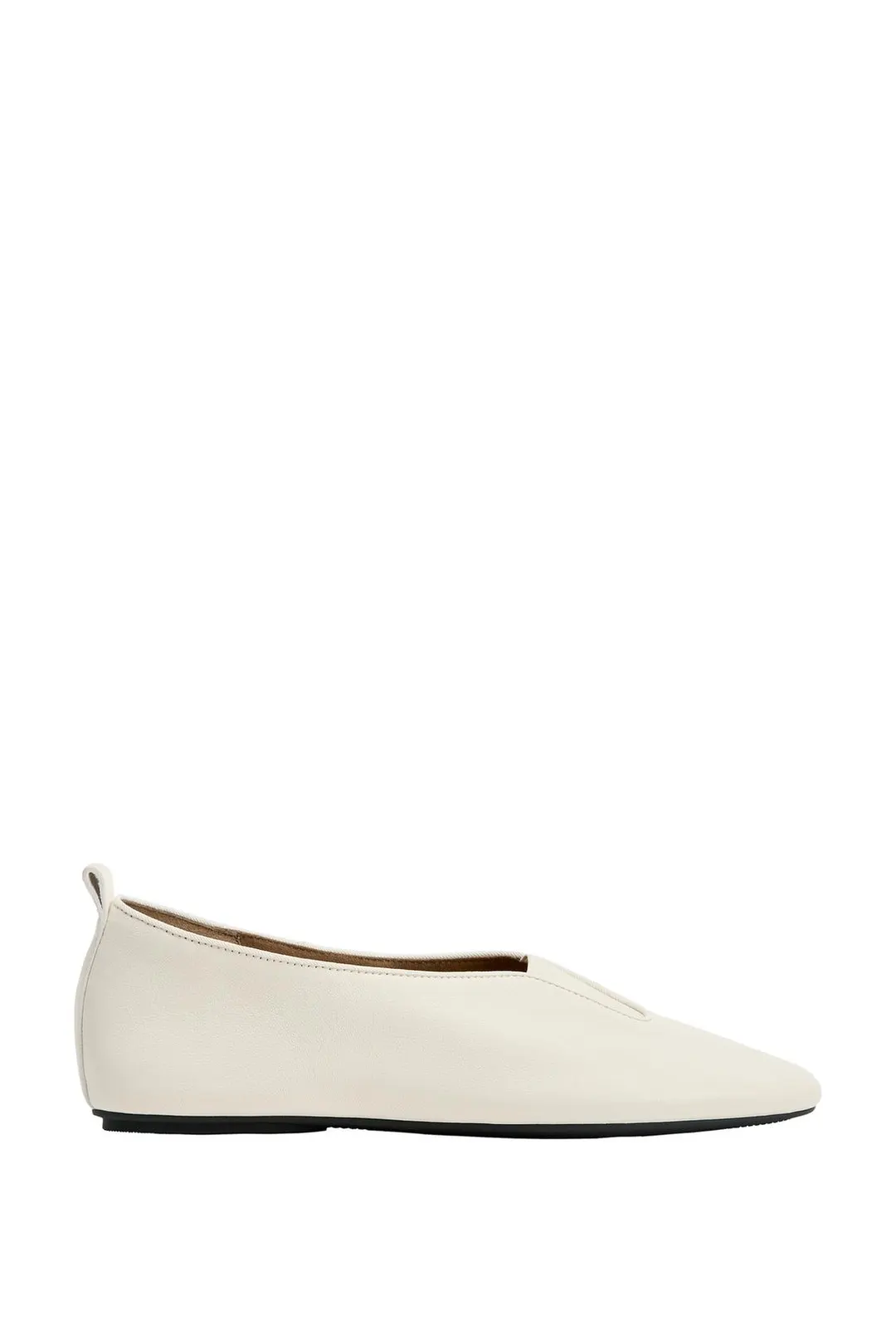 Туфли без каблука из мягкой кожи, Zara