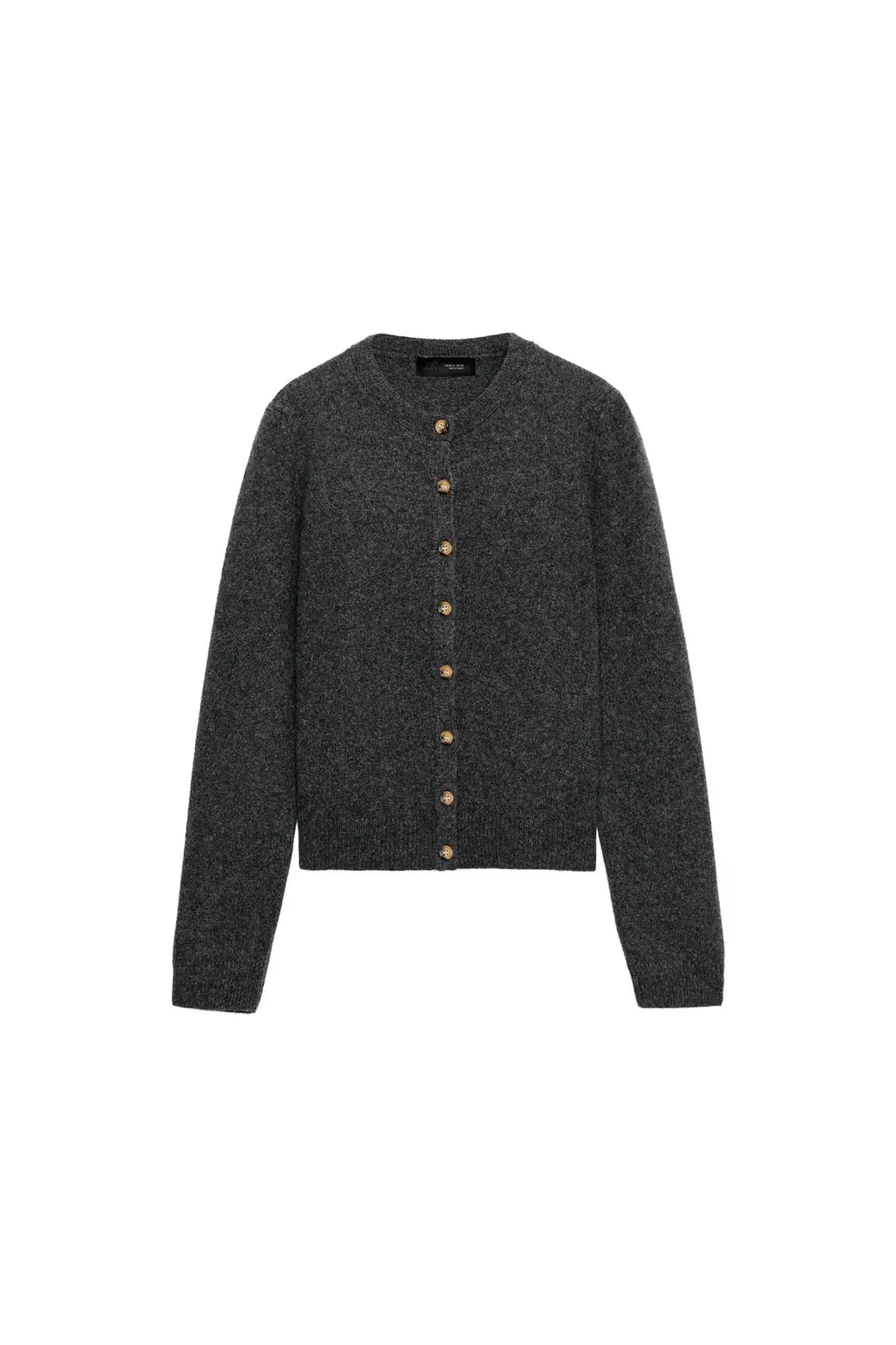 Кардиган из кашемира и шерсти на пуговицах, Zara