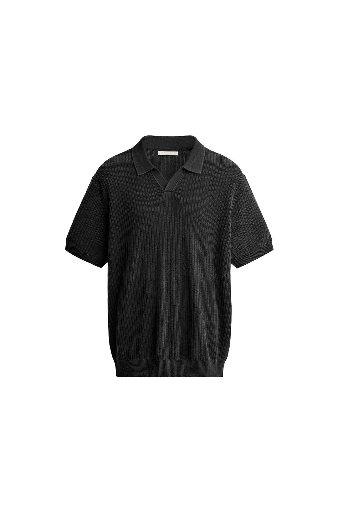 Фактурное трикотажное поло прямого кроя, Zara