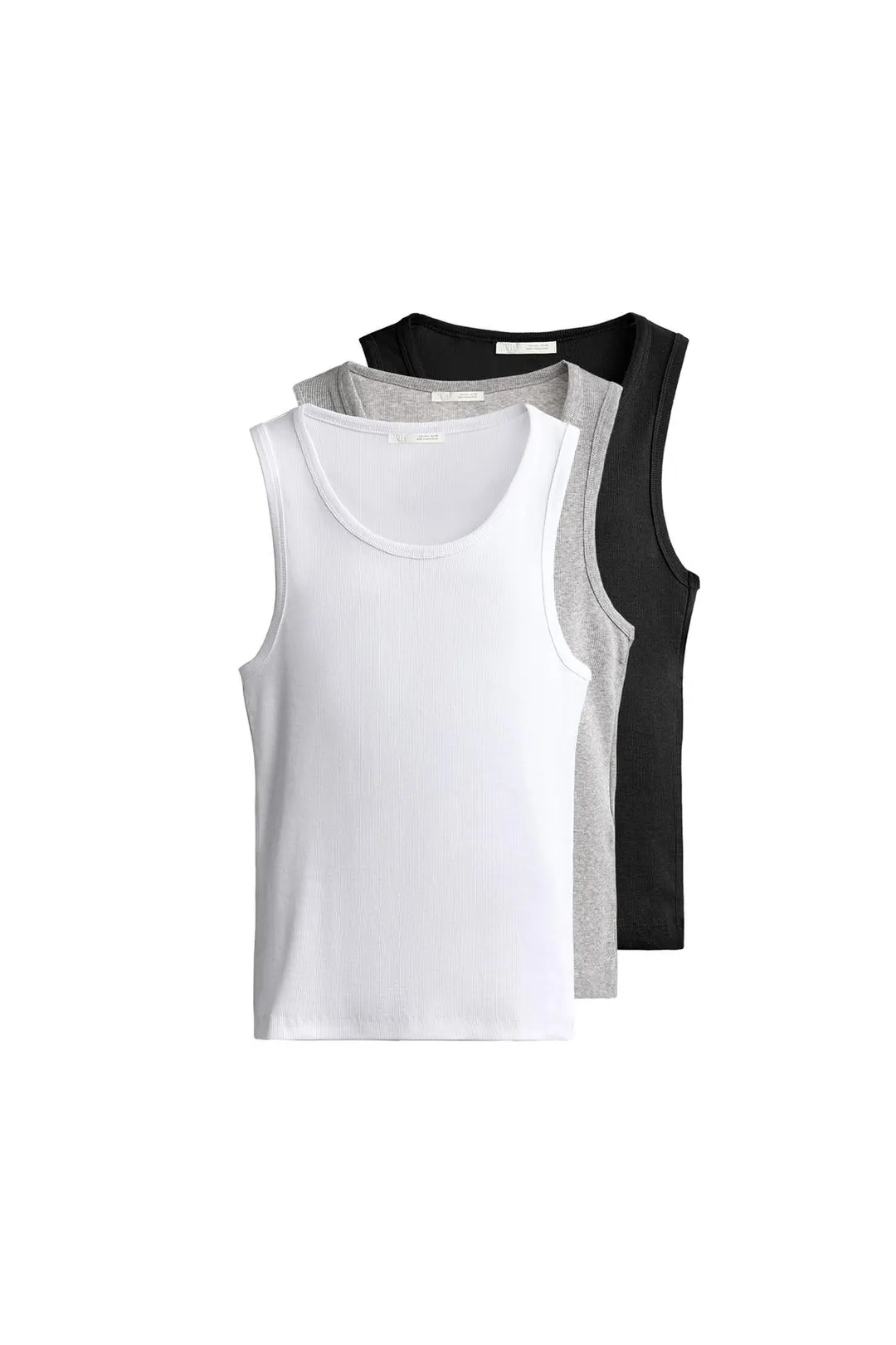 Комплект из 3 базовых маек, Zara
