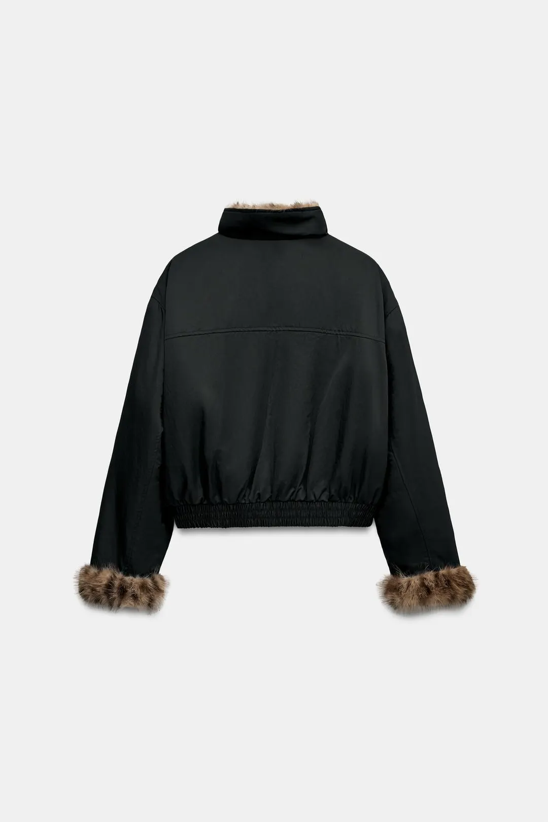 Двусторонняя куртка из искусственного меха, Zara