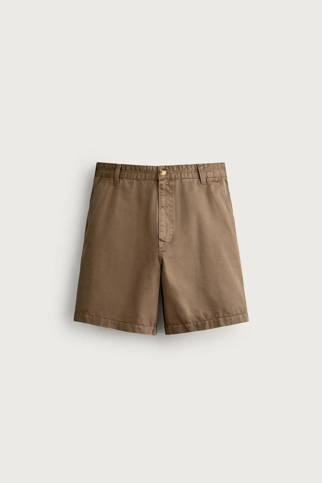 Бермуды вареные с винтажным эффектом, Zara