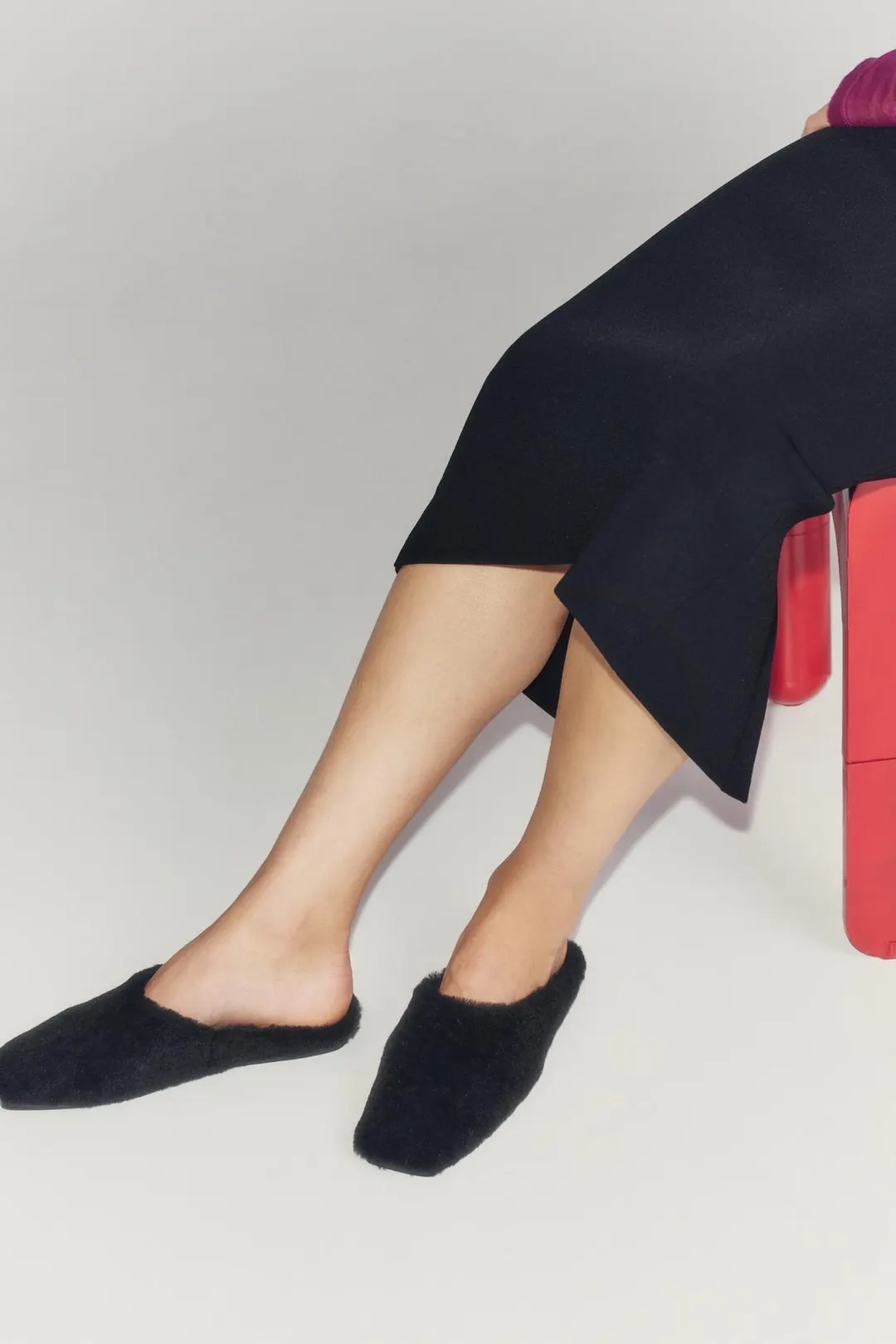 Туфли кожаные без каблука Limited Edition, Zara