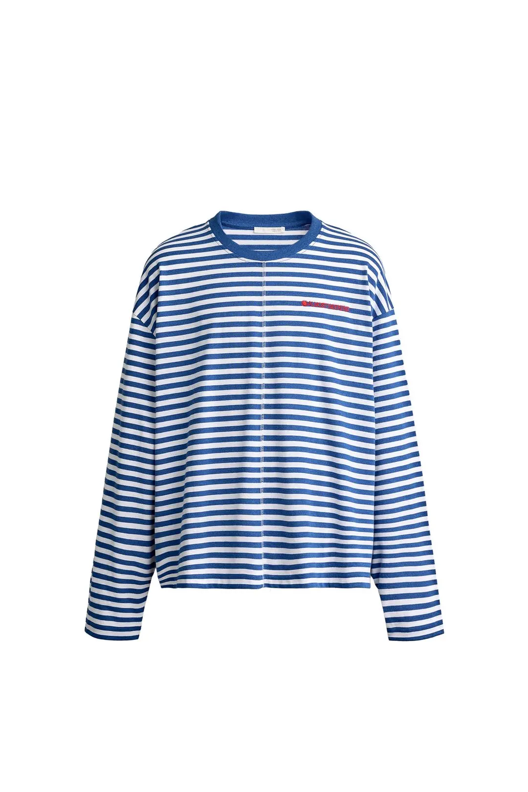 Футболка из жаккарда в полоску с вышивкой, Zara