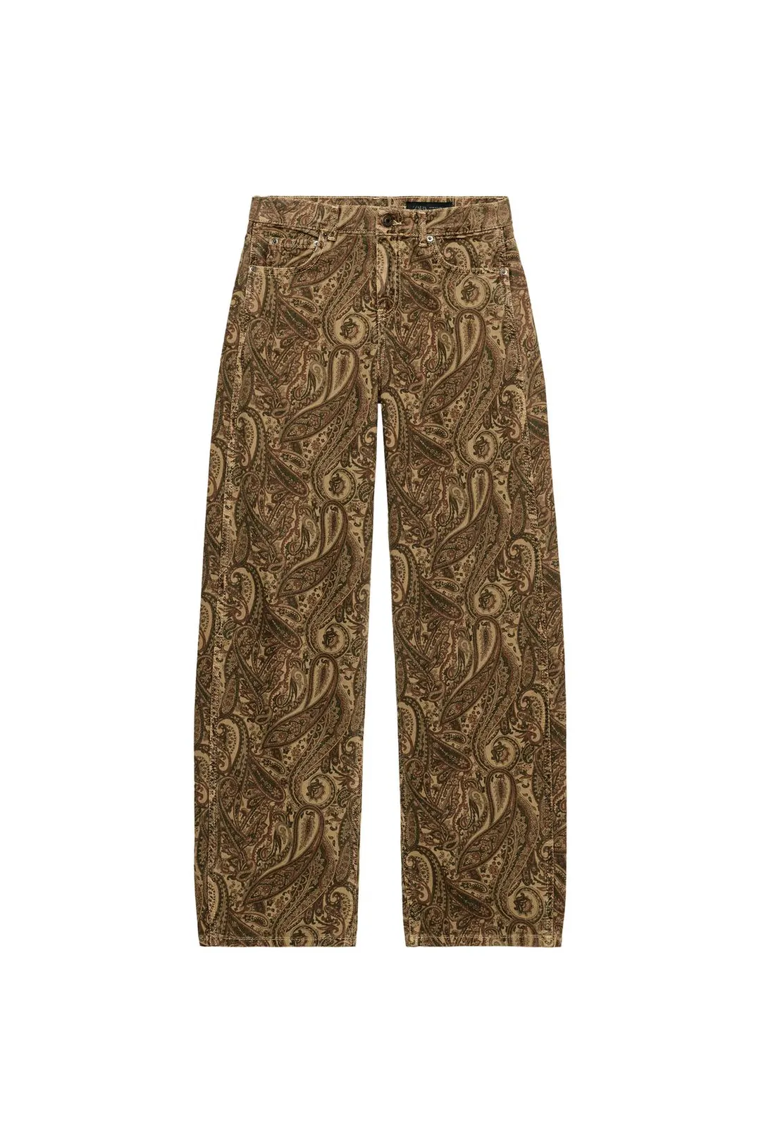 Джинсы ZW Collection прямого изогнутого кроя средней посадки, Zara