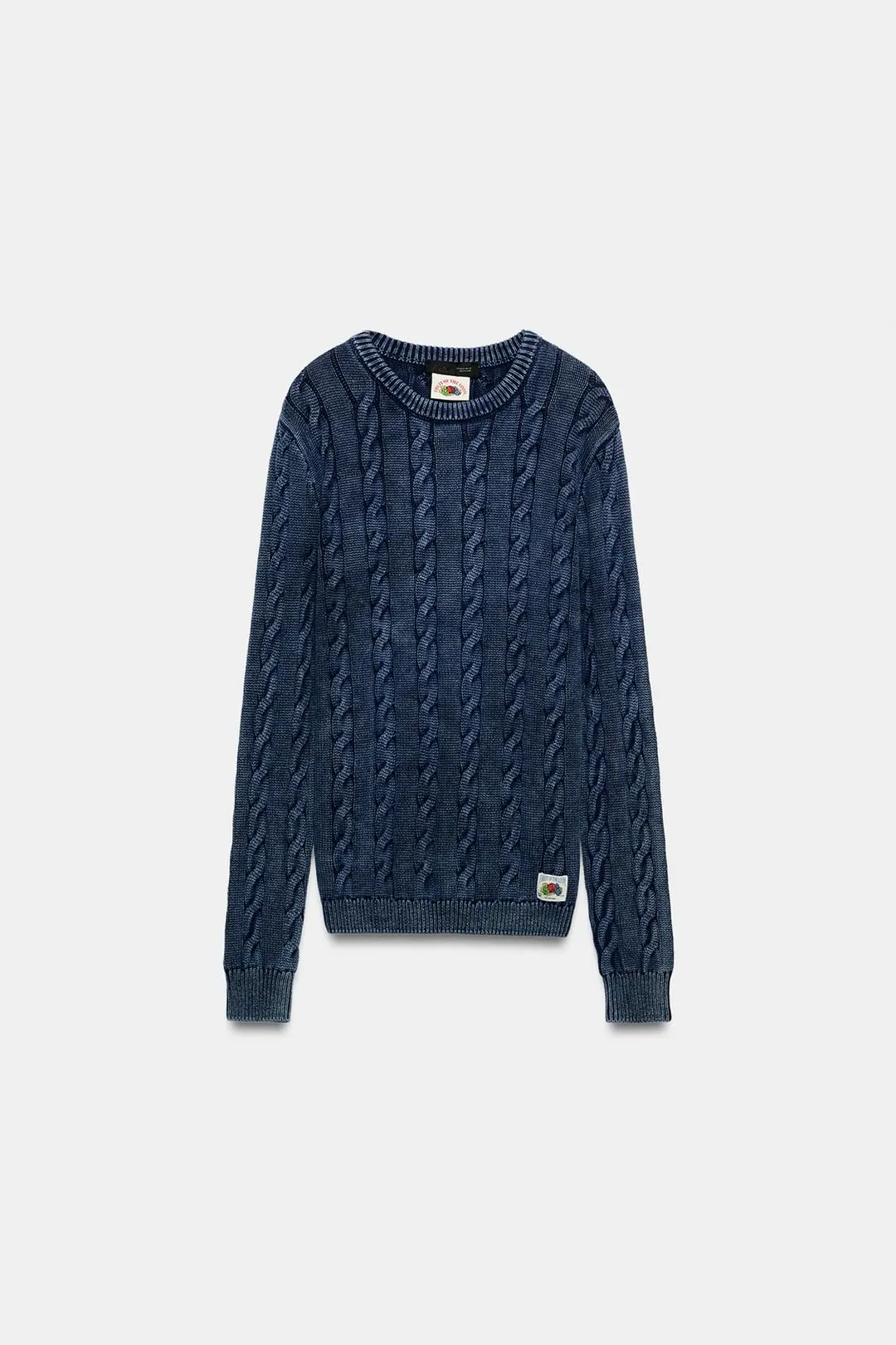 Свитер оверсайз с косами Fruit of the Loom™, Zara