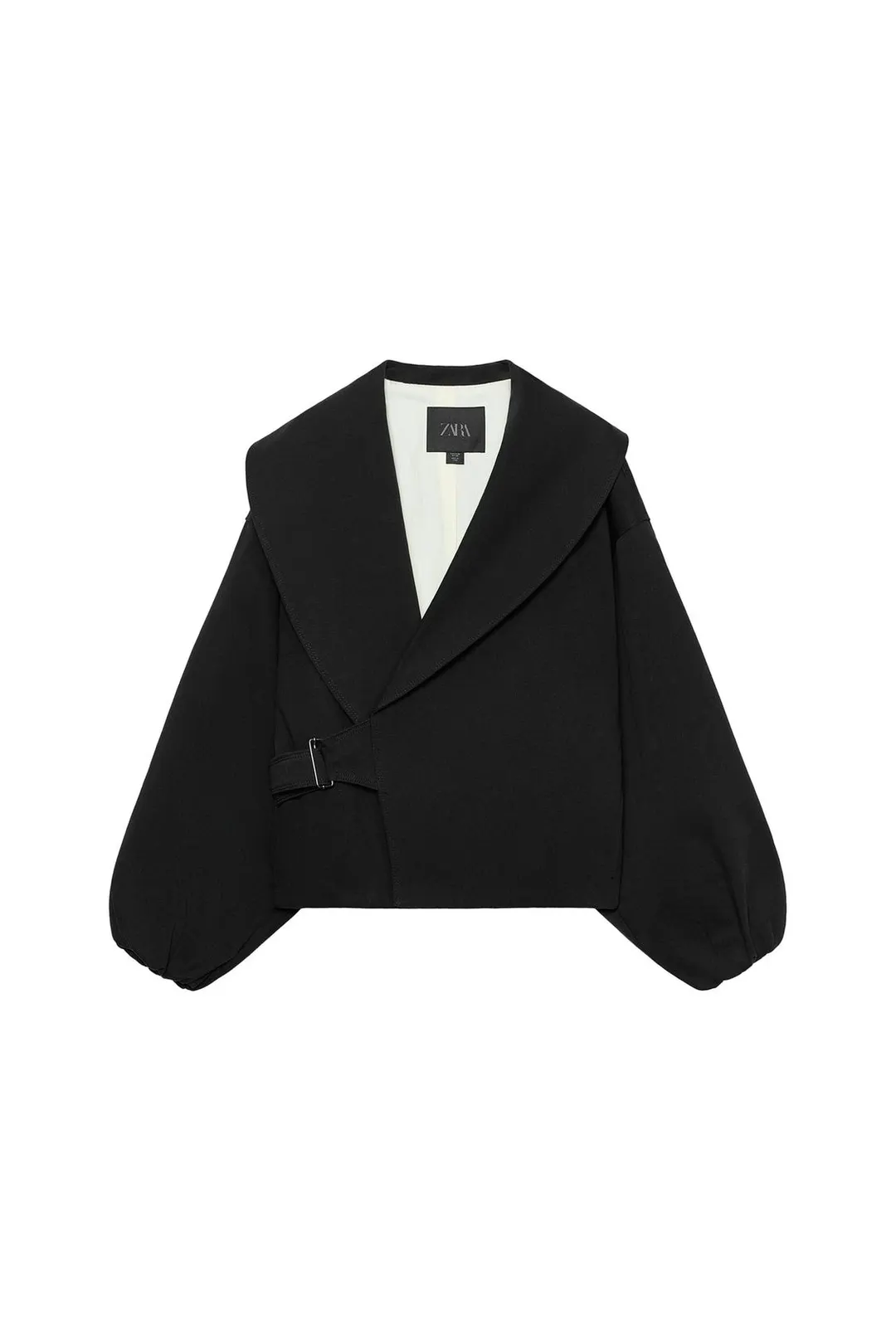 Укороченная куртка с пряжкой ZW Collection, Zara
