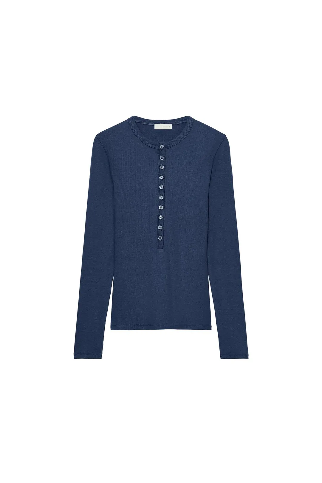 Футболка хенли с длинными рукавами, Zara