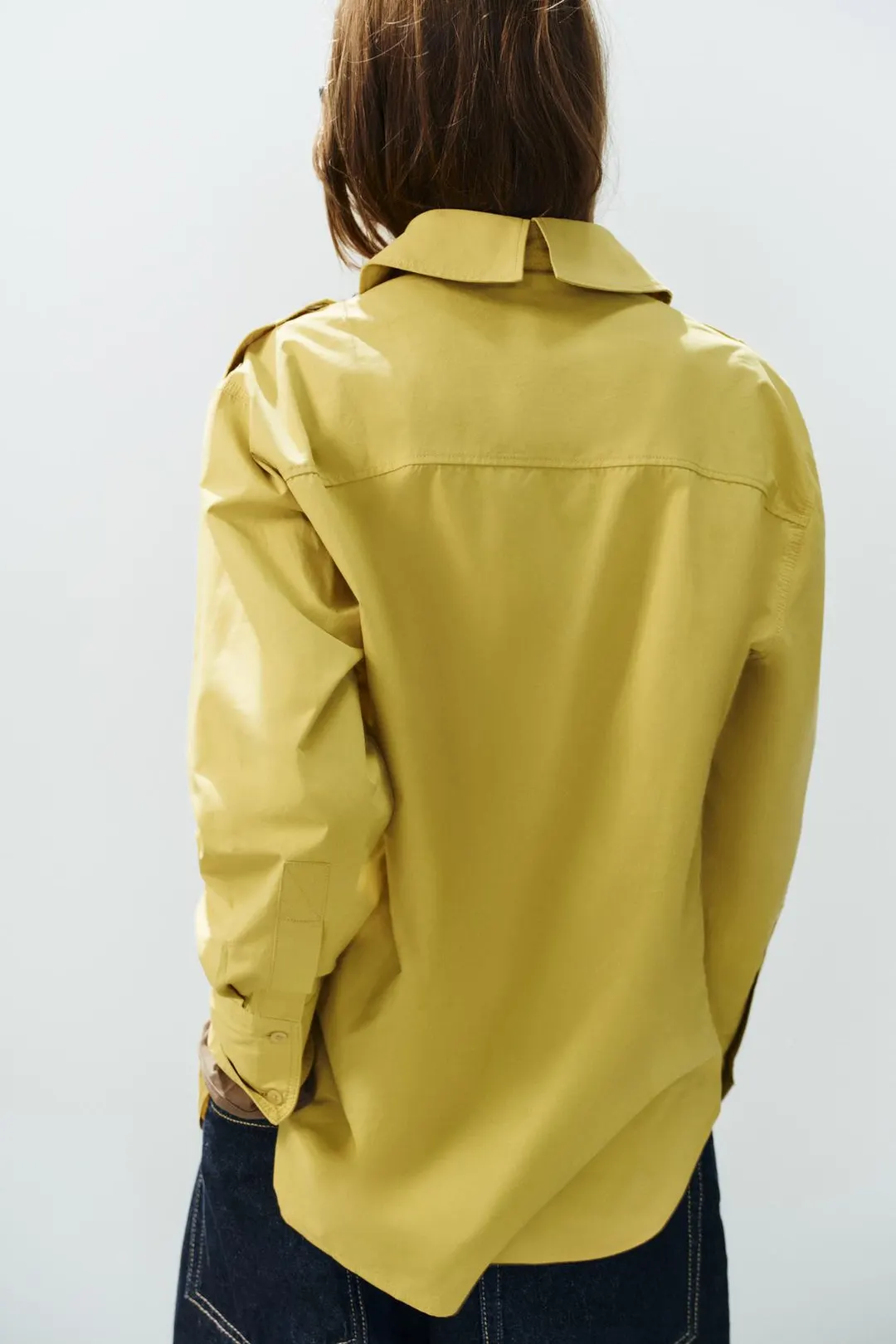 Рубашка-тренч с хлястиками, Zara