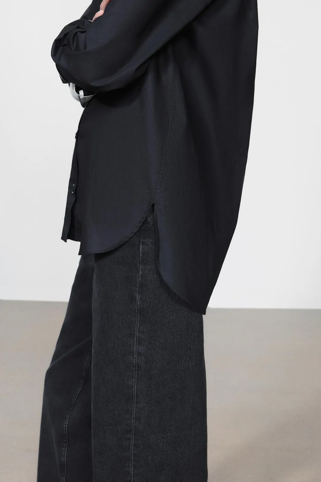 Рубашка контрастная ZW Collection, Zara