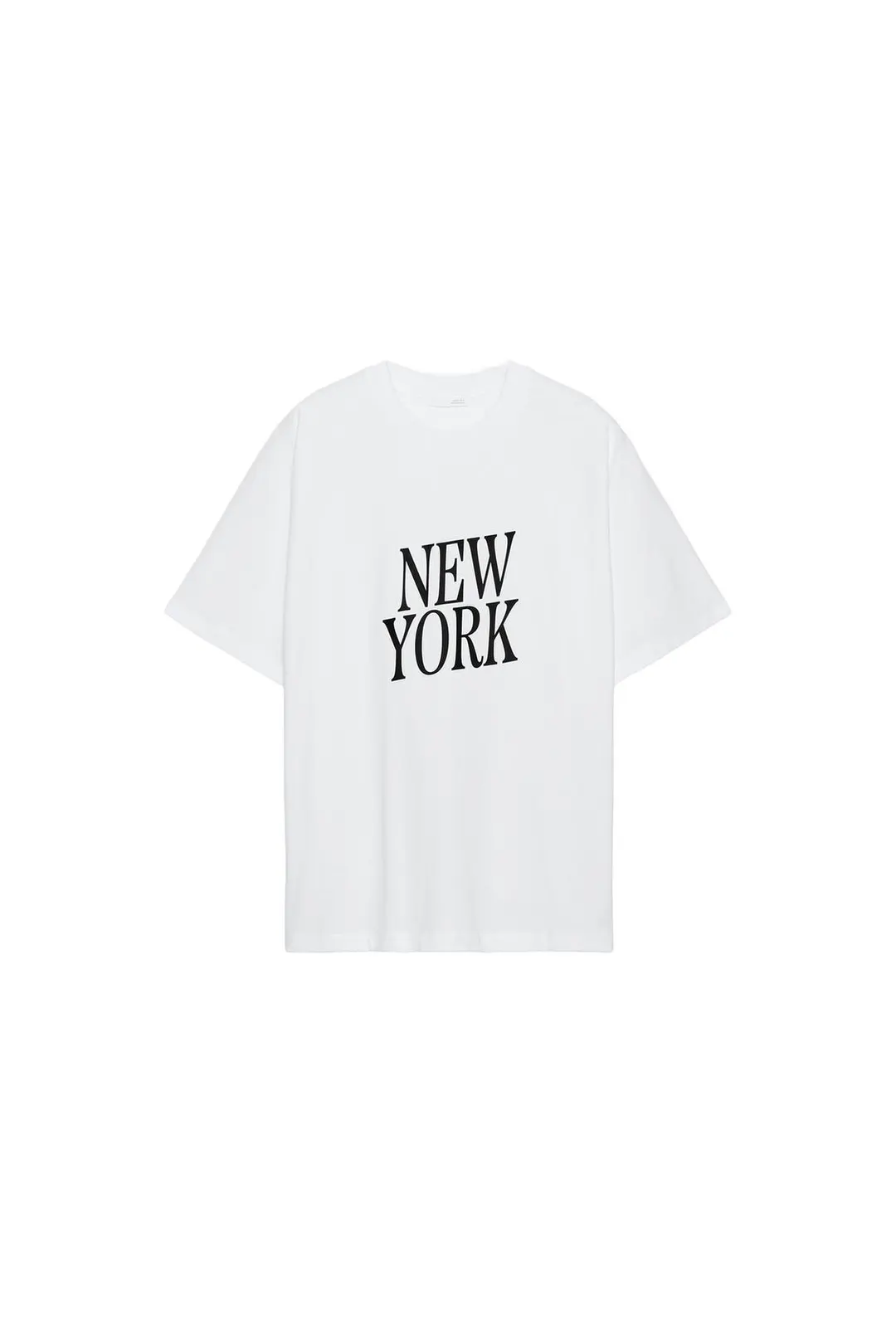 Футболка оверсайз с надписью, Zara