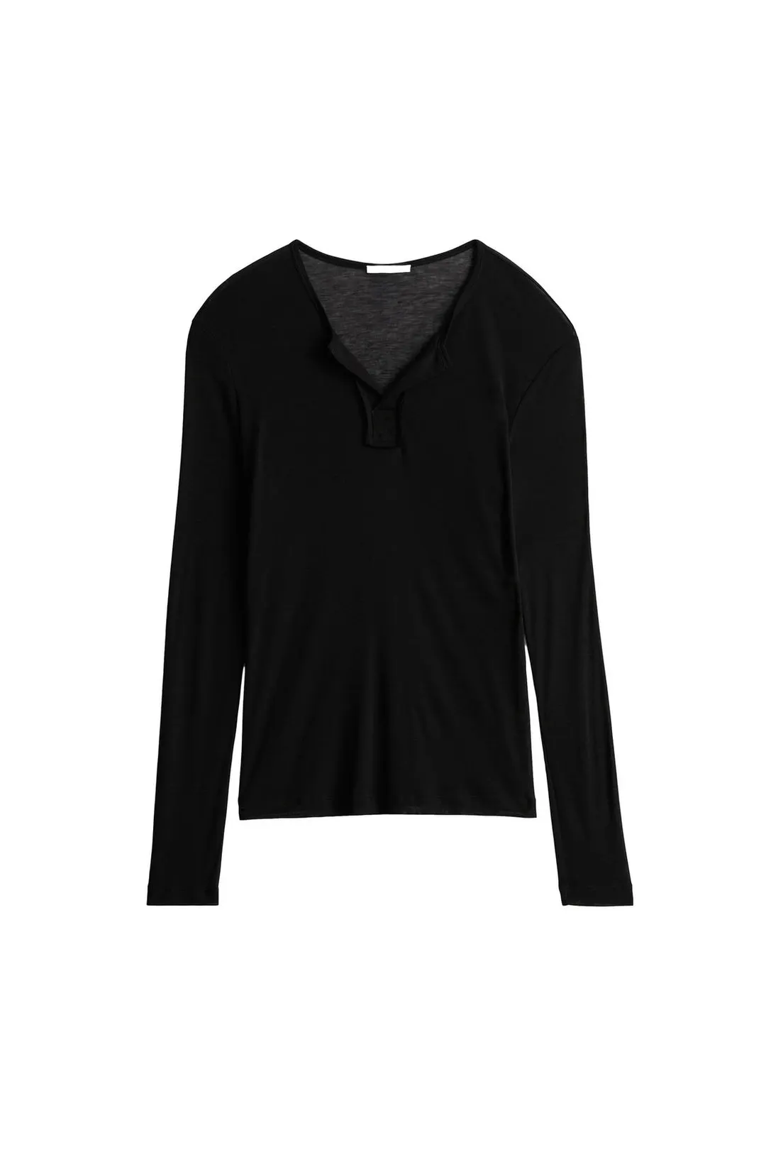 Футболка струящаяся с воротом хенли, Zara