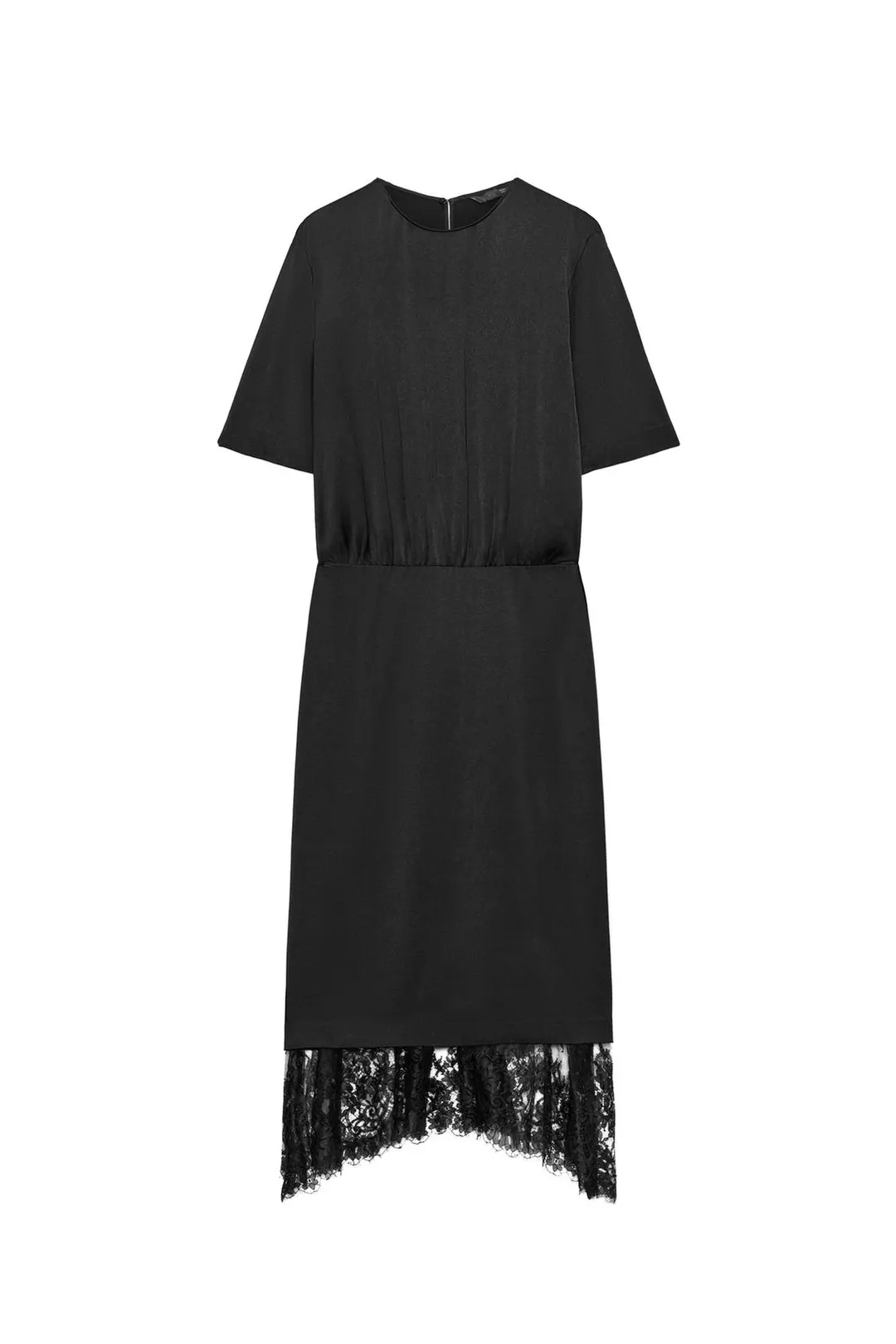 Кружевное платье миди ZW Collection, Zara
