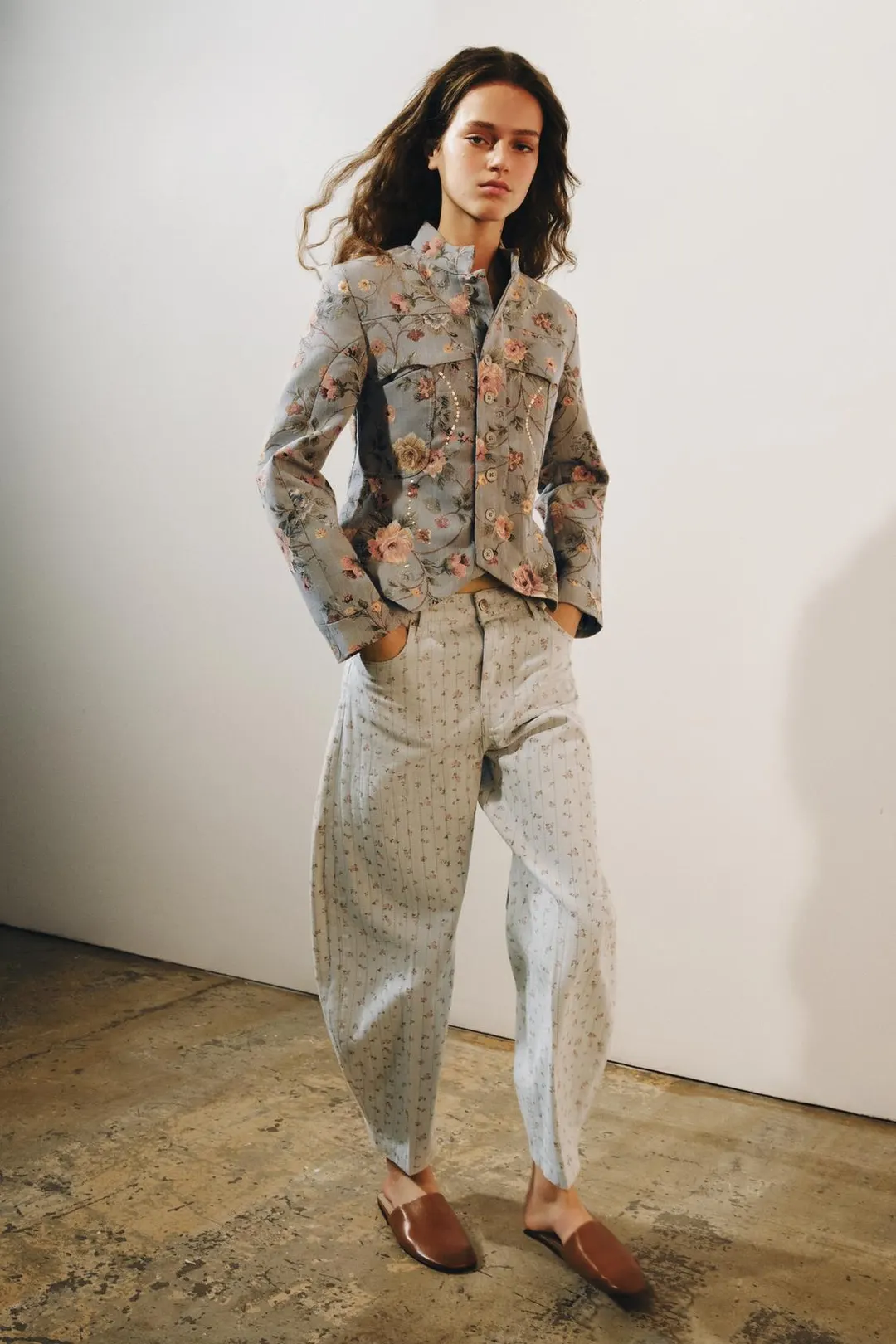 Блейзер жаккардовый ZW Collection, Zara