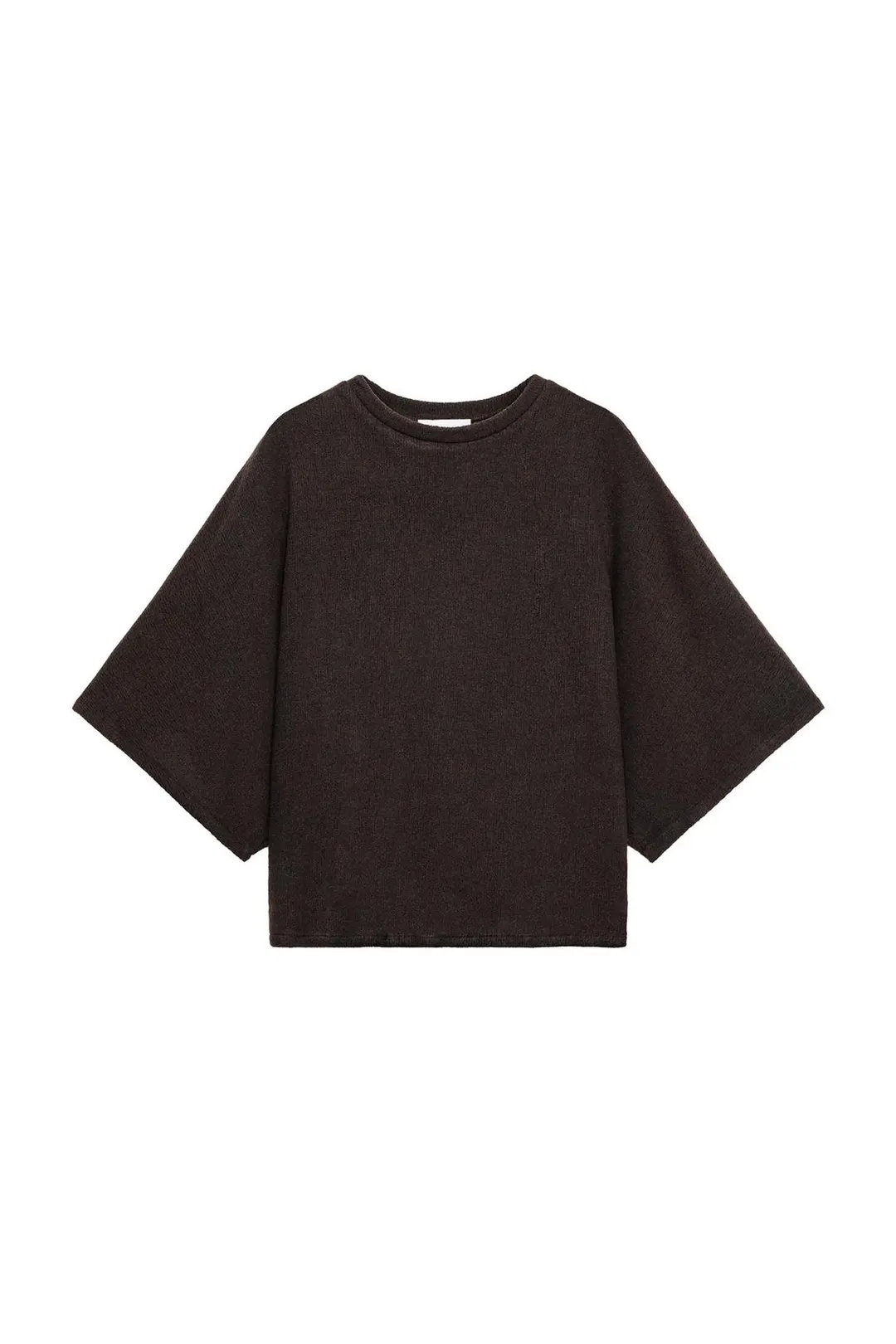 Фактурный топ с короткими рукавами, Zara