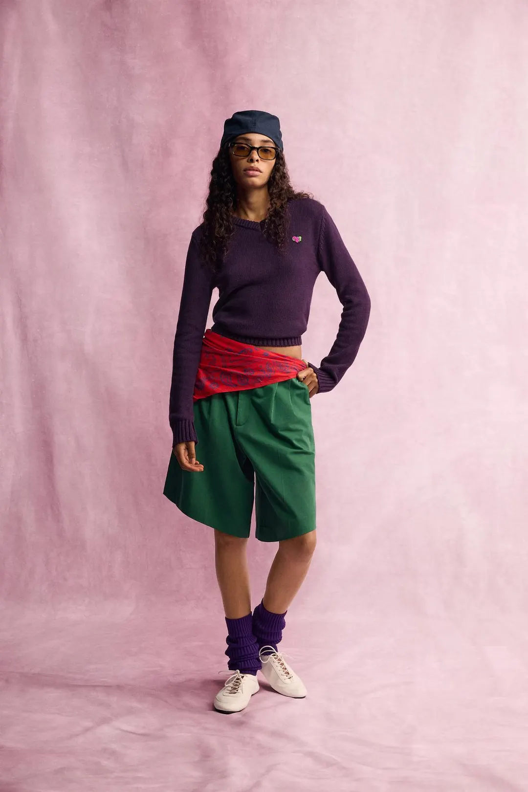 Бермуды со складками FRUIT OF THE LOOM™, Zara
