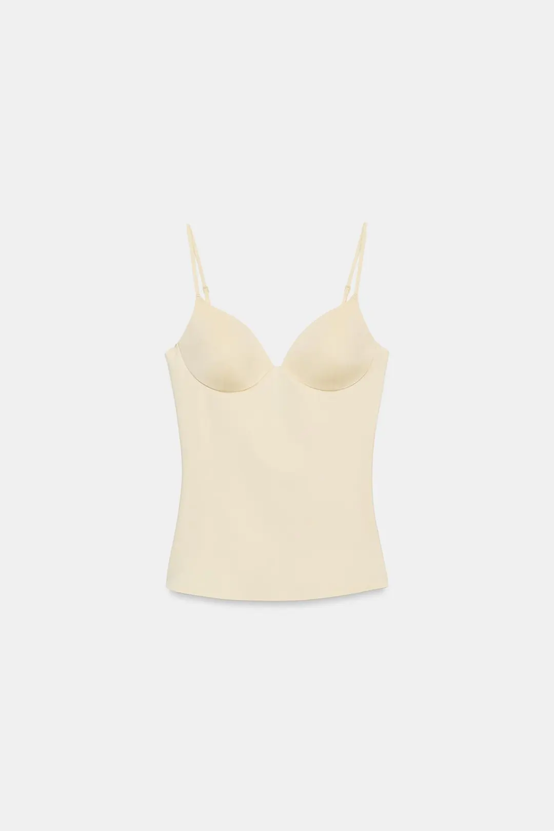 Топ-бюстье из смесового полиамида, Zara