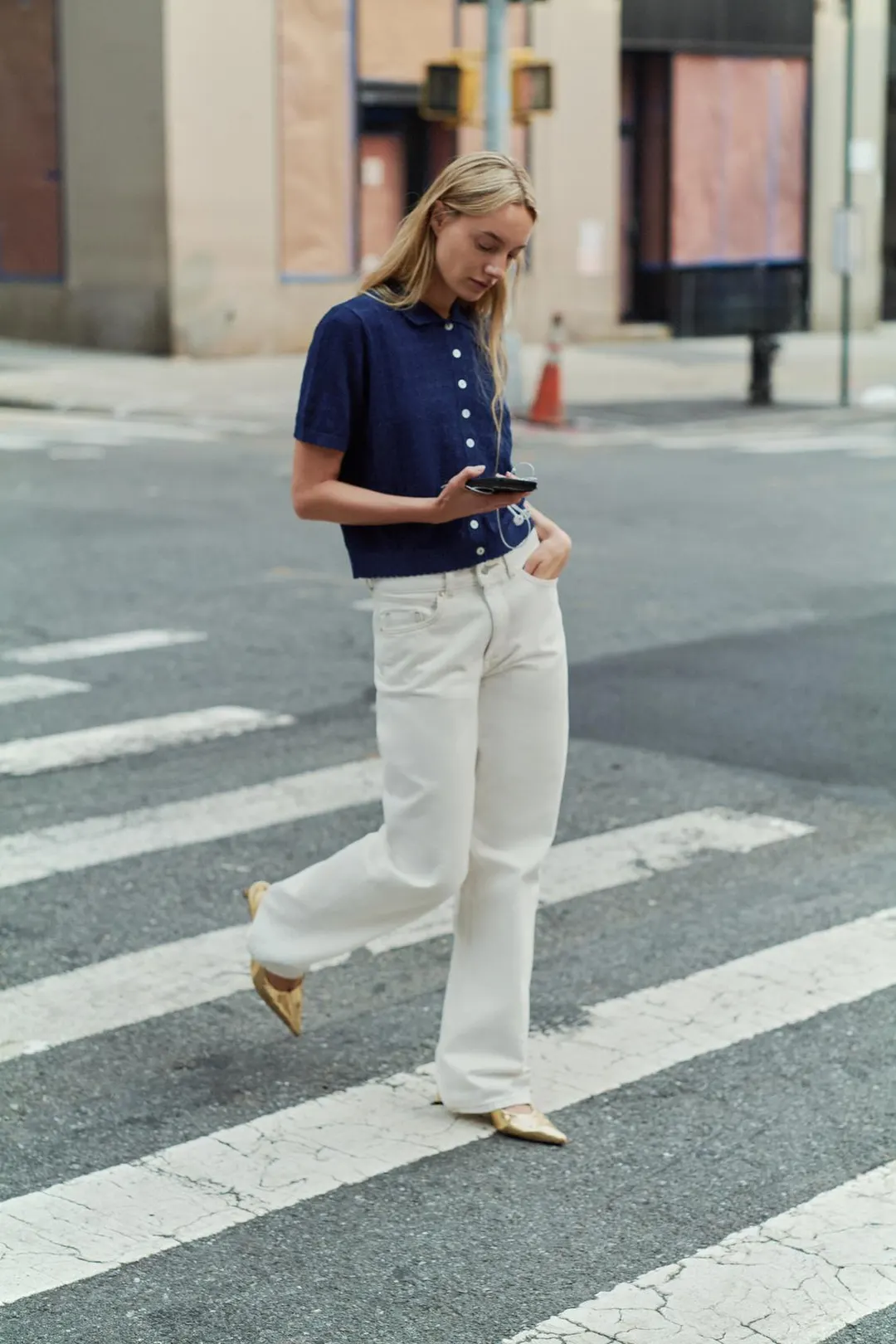 Туфли металлизированные на низком каблуке, Zara