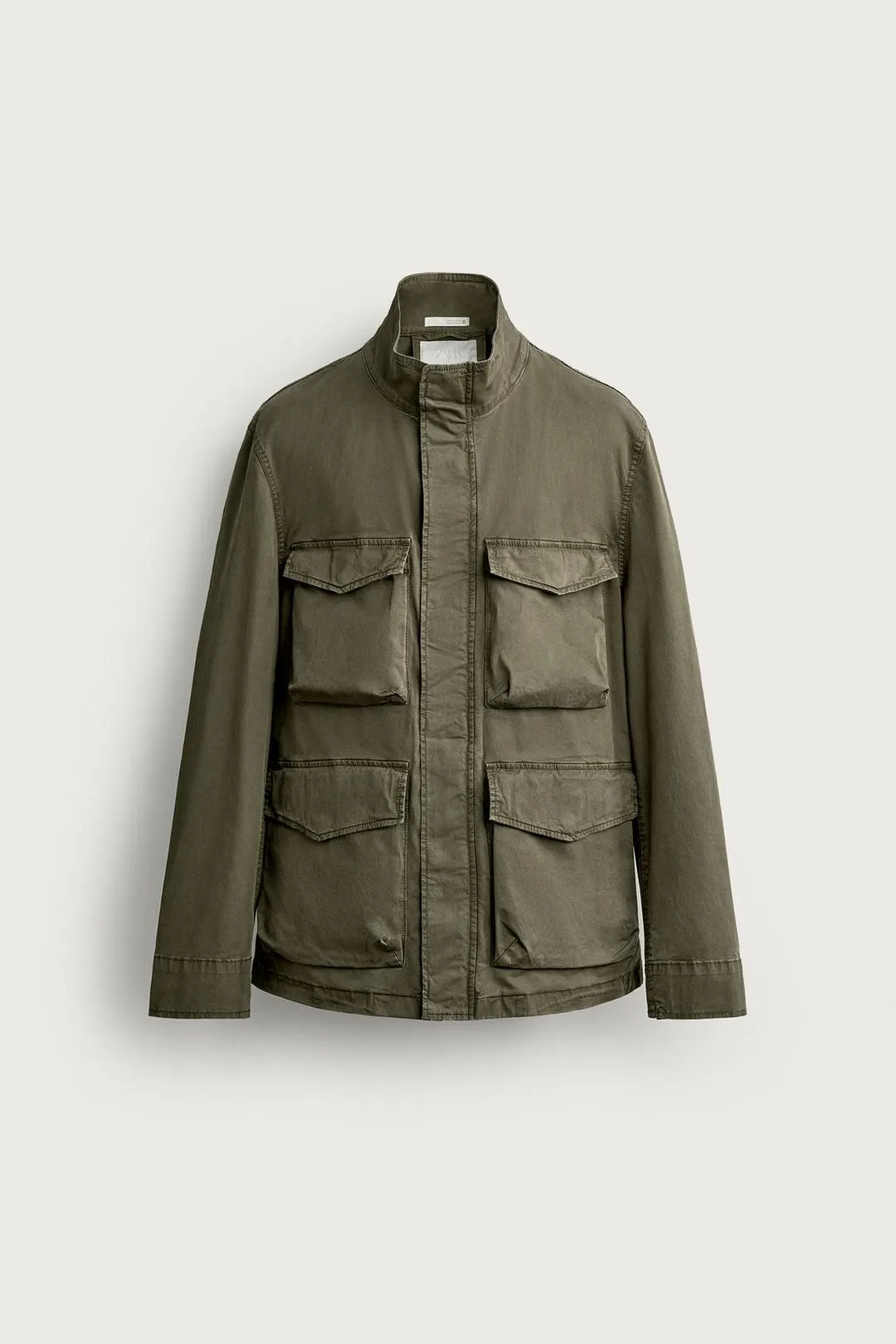 Парка прямого кроя с накладными карманами, Zara