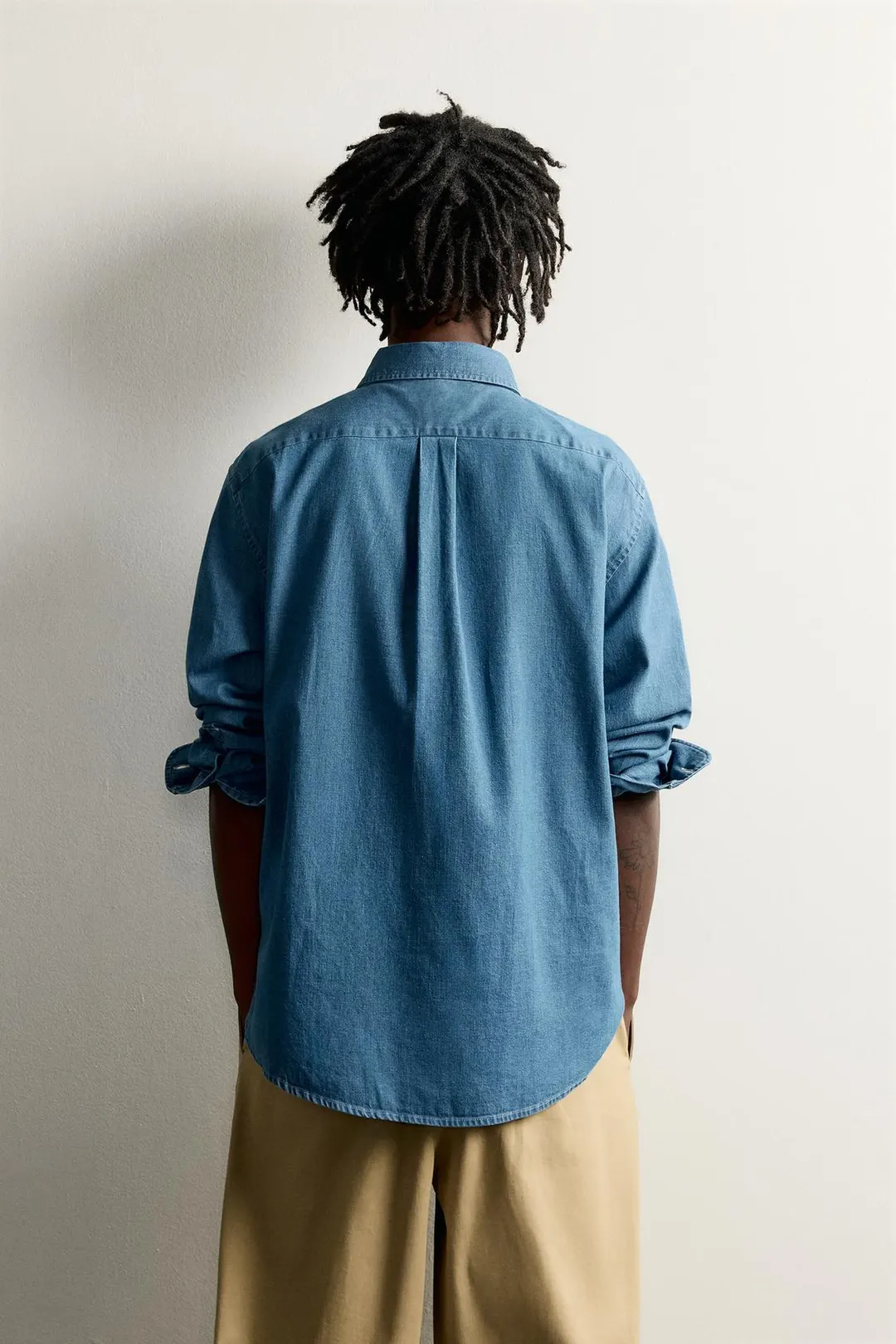 Рубашка джинсовая с вышивкой FRUIT OF THE LOOM™, Zara