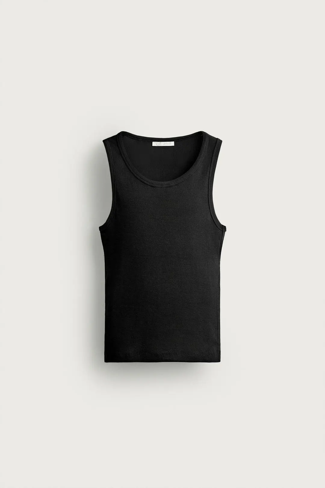 Базовая майка в рубчик, Zara
