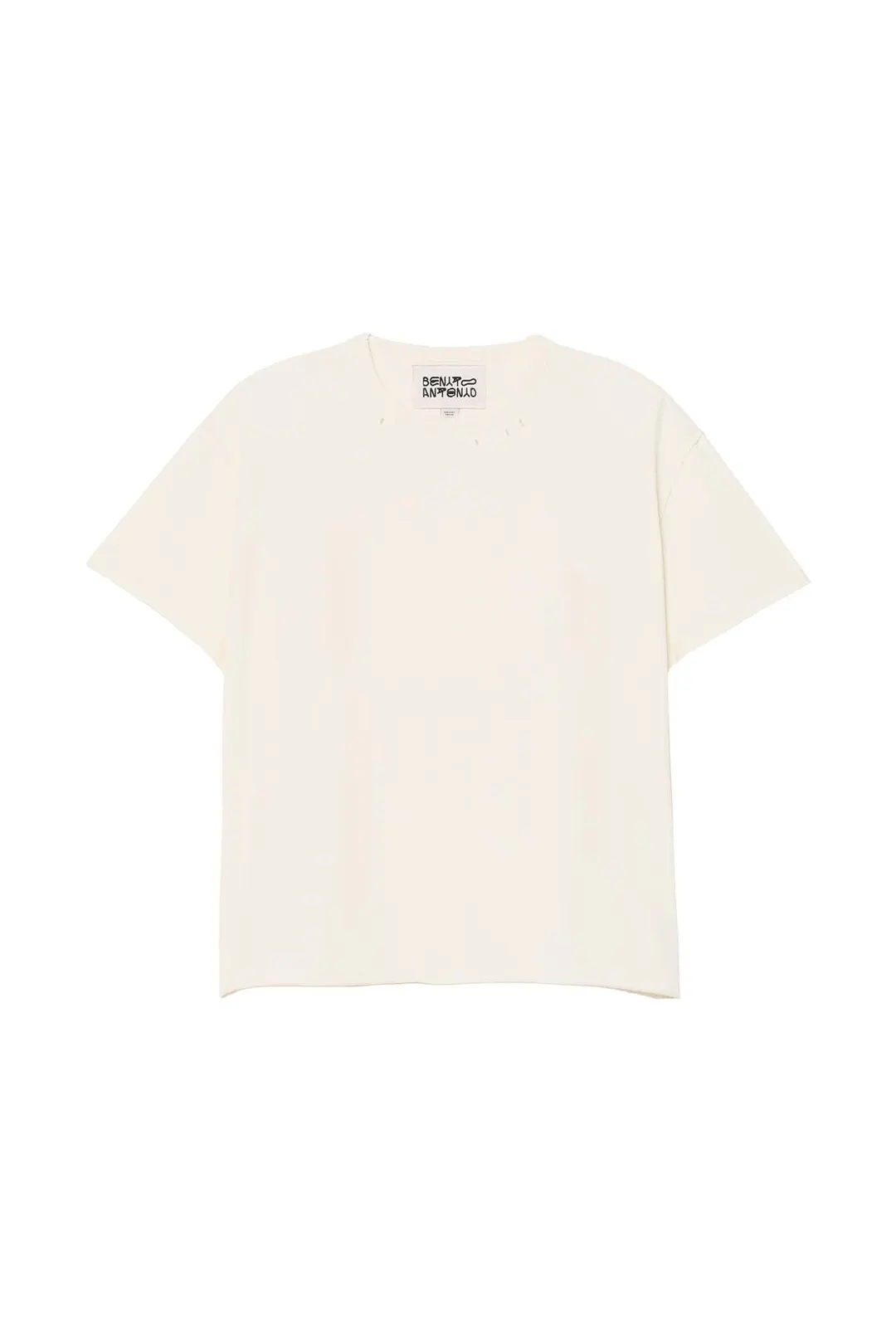 Футболка с эффектом вывернутых швов и вареной стирки, Zara