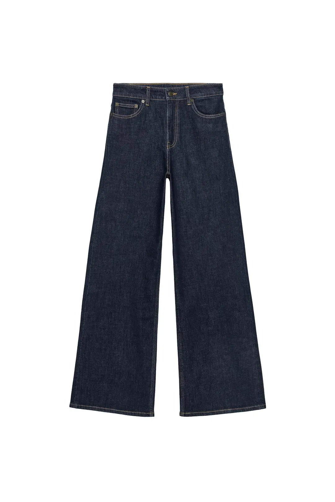Широкие джинсы ZW Collection Comfort с высокой посадкой, Zara