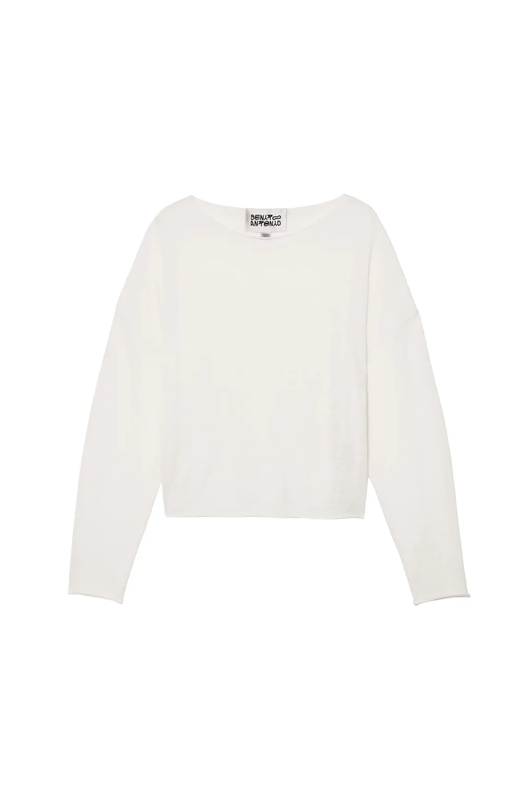Свитер укороченного кроя из смеси льна и шерсти, Zara