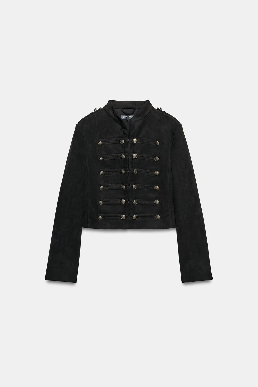 Куртка под замшу на пуговицах, Zara