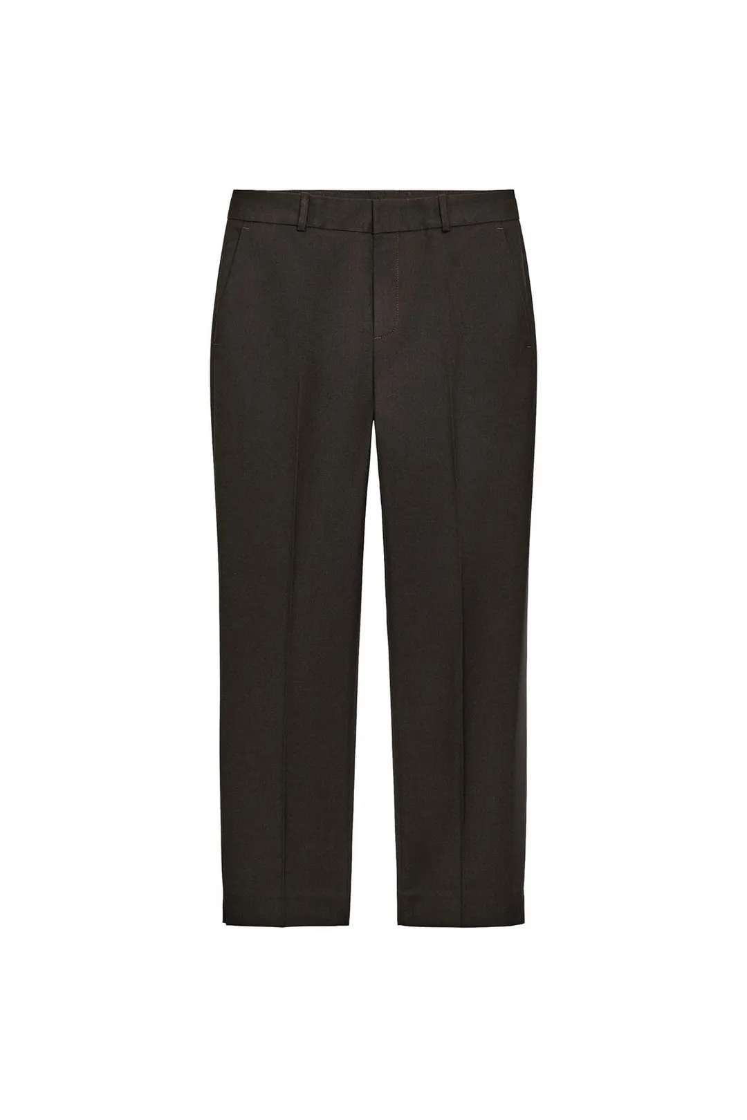 Брюки укороченные с низкой посадкой, Zara