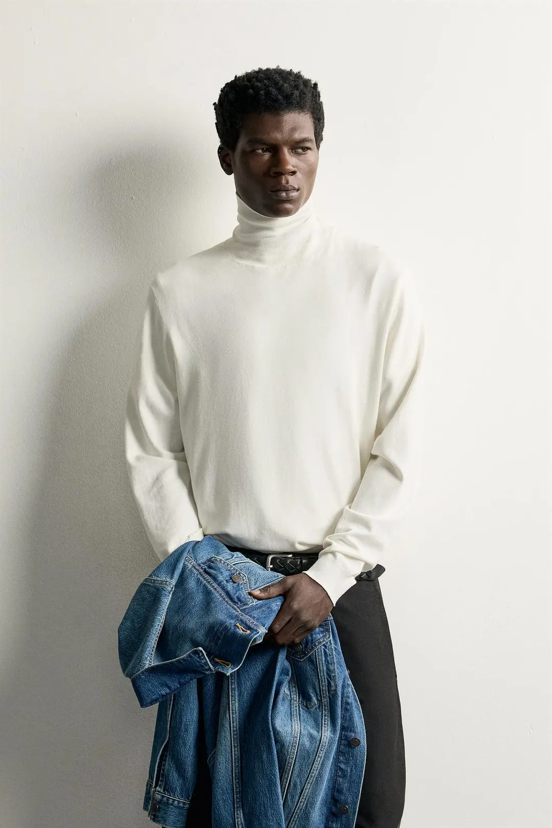 Джемпер базовый с высоким воротником, Zara