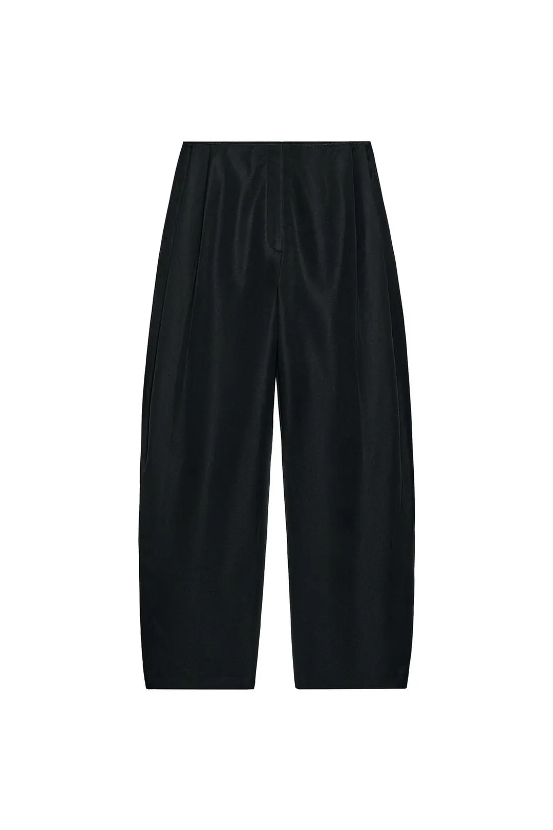 Брюки широкого кроя с вытачками ZW Collection, Zara